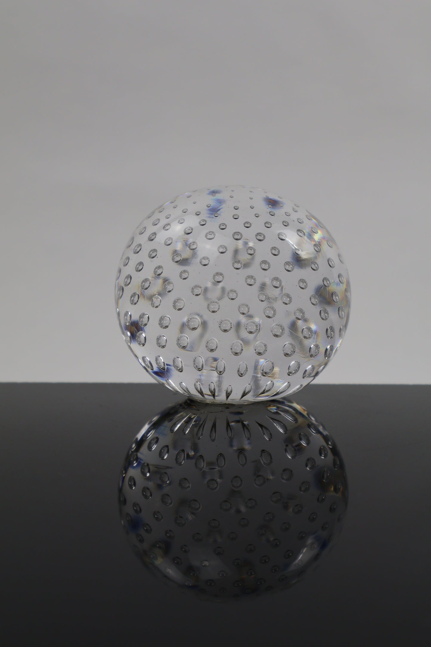 Infinity Bubble Spiral Paperweight