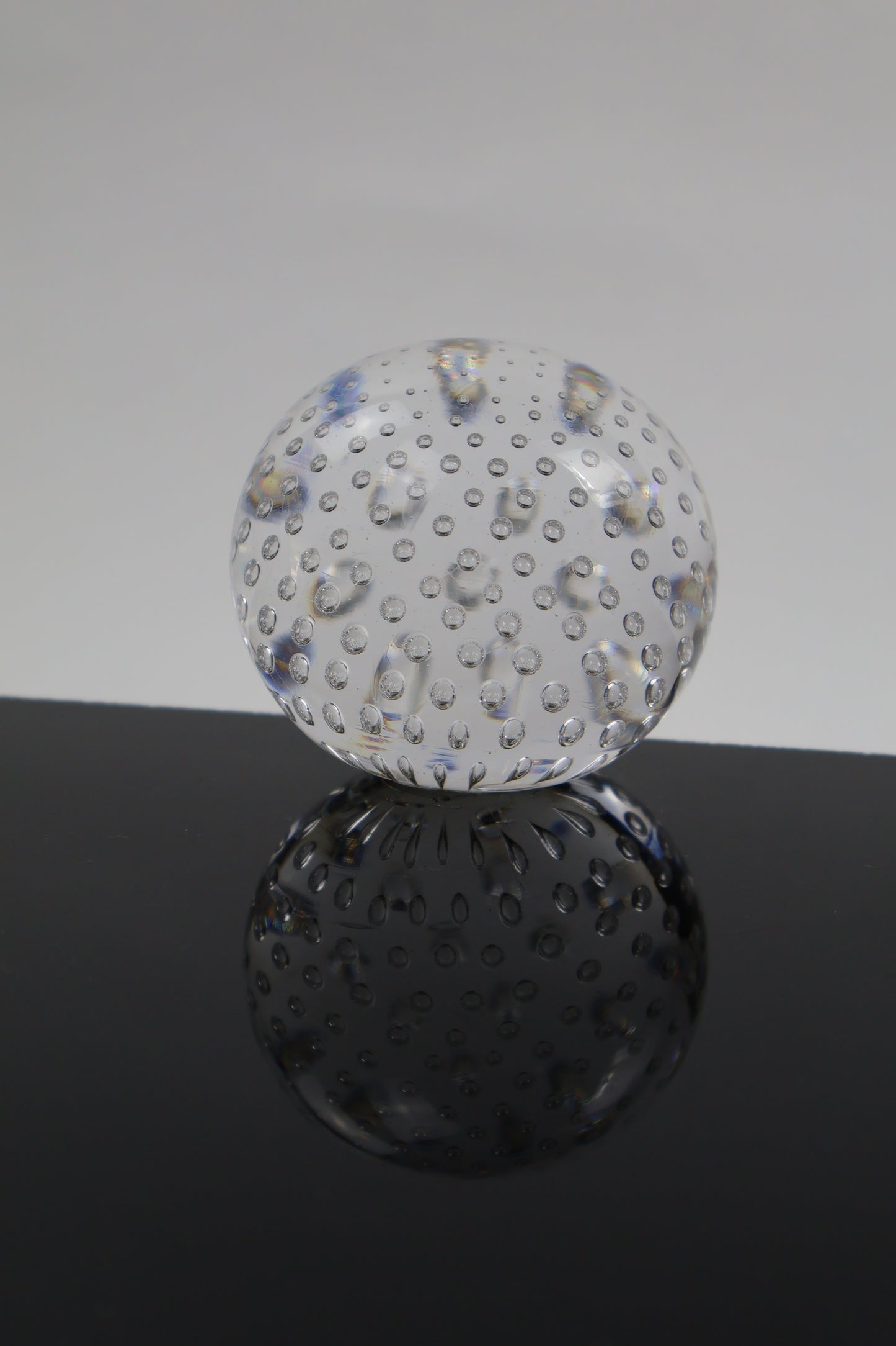 Infinity Bubble Spiral Paperweight