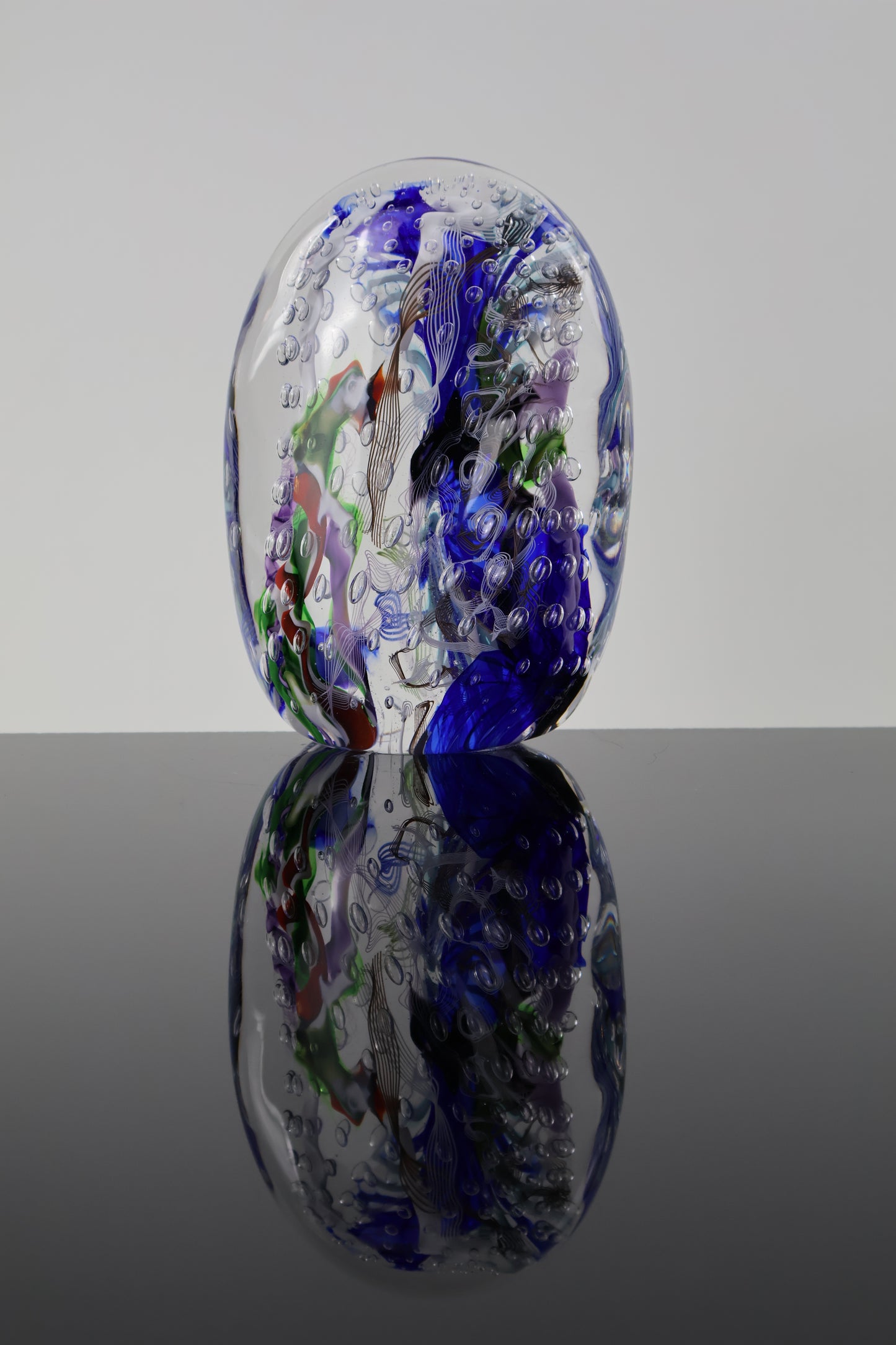 Handmade Glass Paperweight Geode Series 4