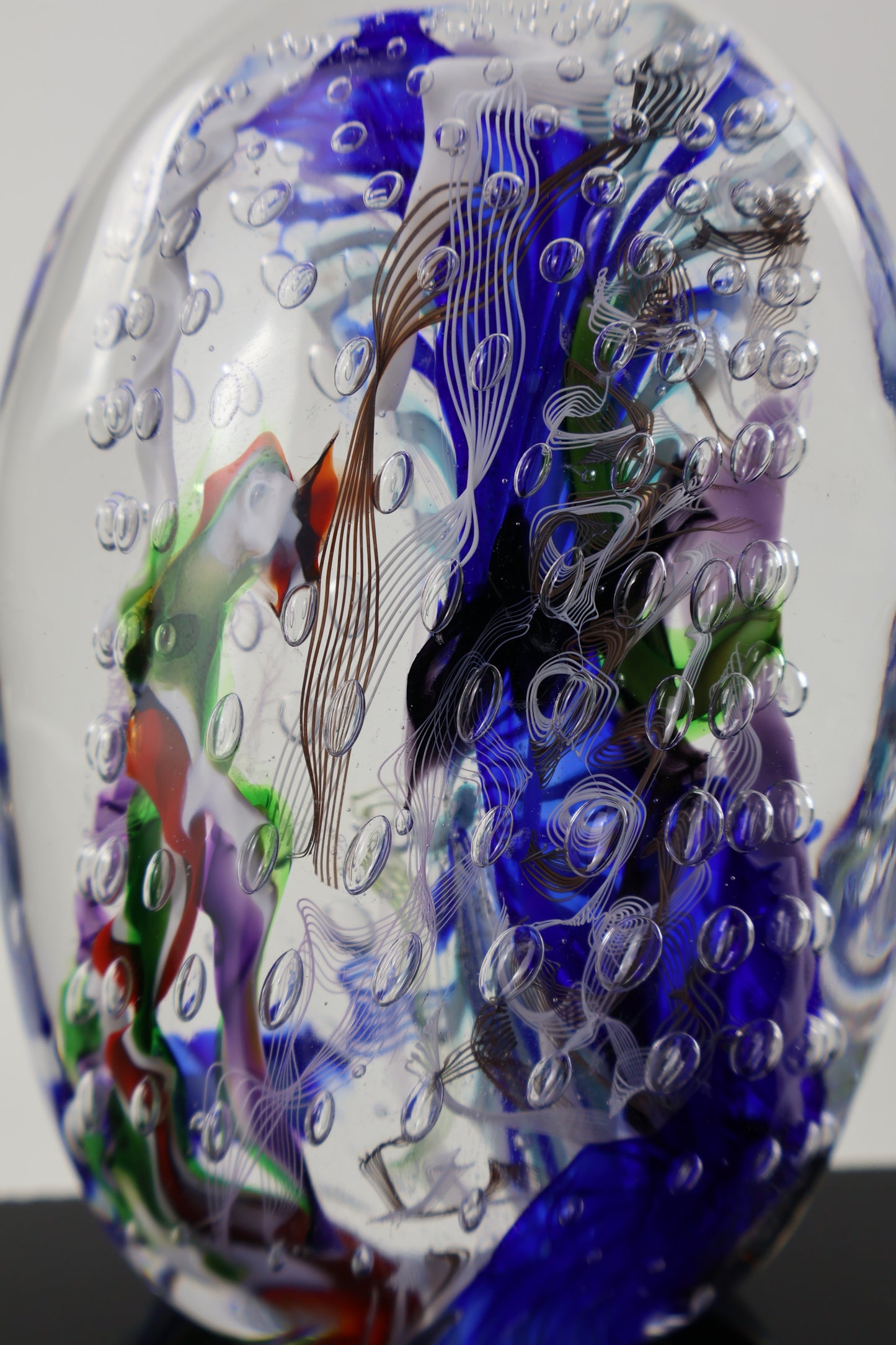 Handmade Glass Paperweight Geode Series 4