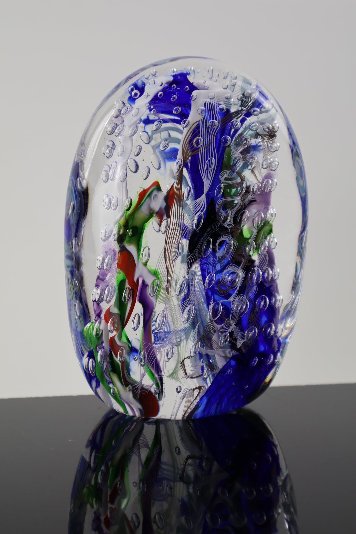 Handmade Glass Paperweight Geode Series 4