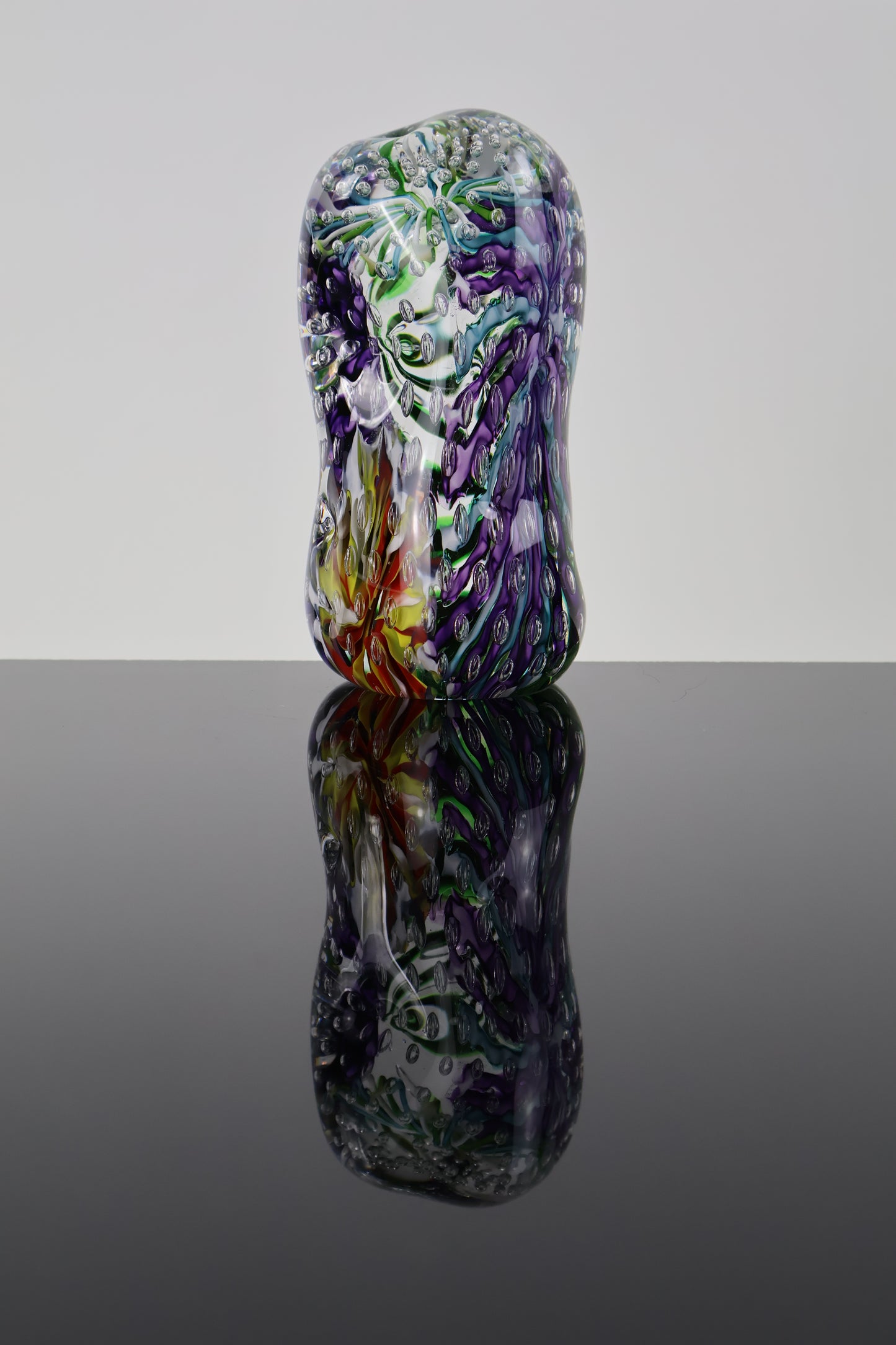 Handmade Glass Paperweight Geode Series 5