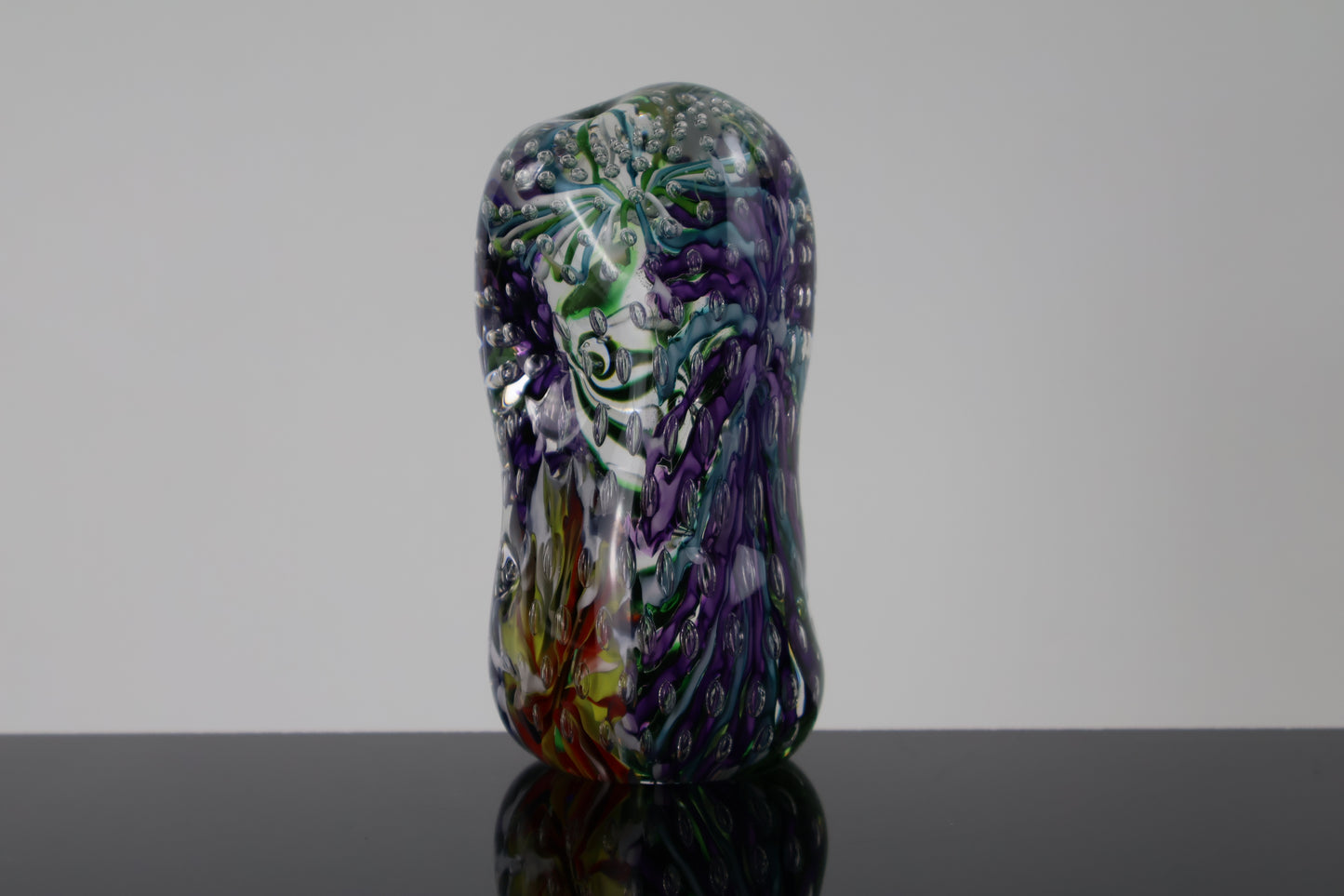 Handmade Glass Paperweight Geode Series 5