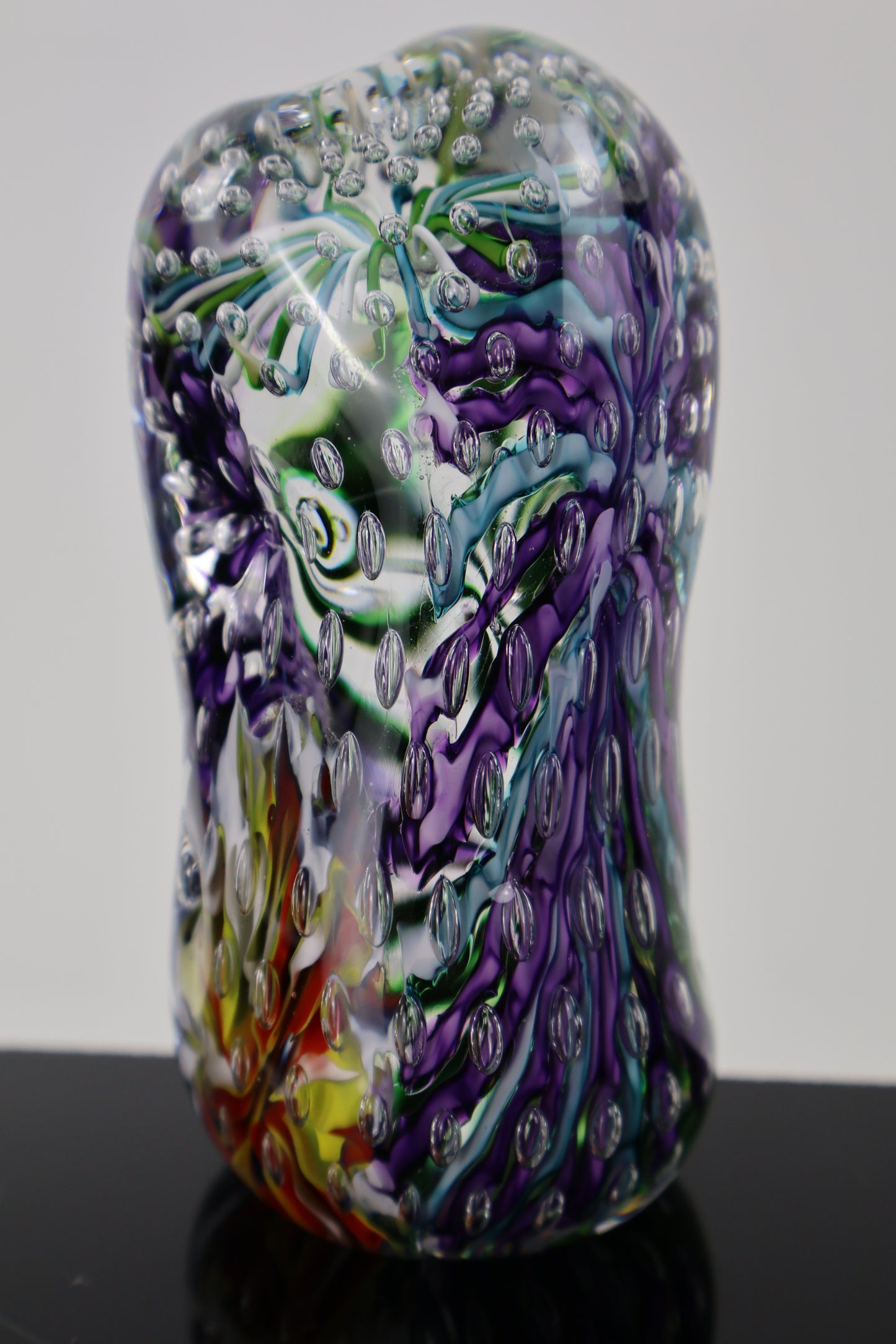 Handmade Glass Paperweight Geode Series 5