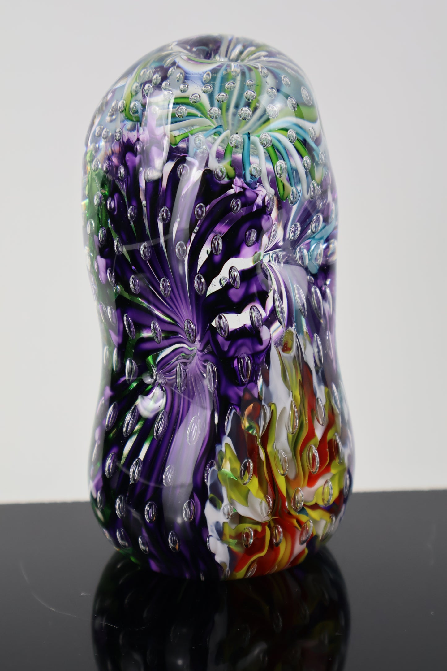 Handmade Glass Paperweight Geode Series 5