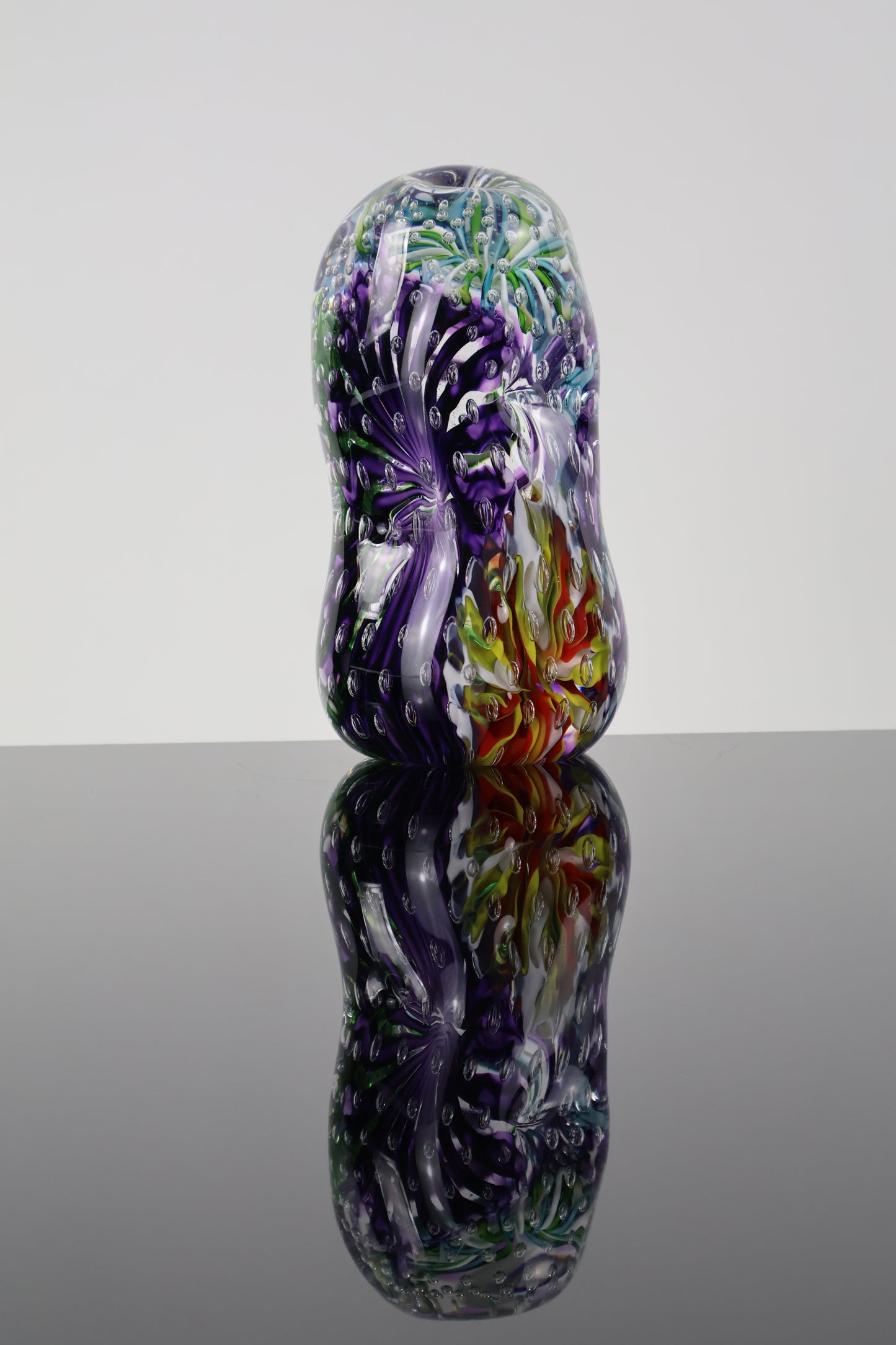Handmade Glass Paperweight Geode Series 5