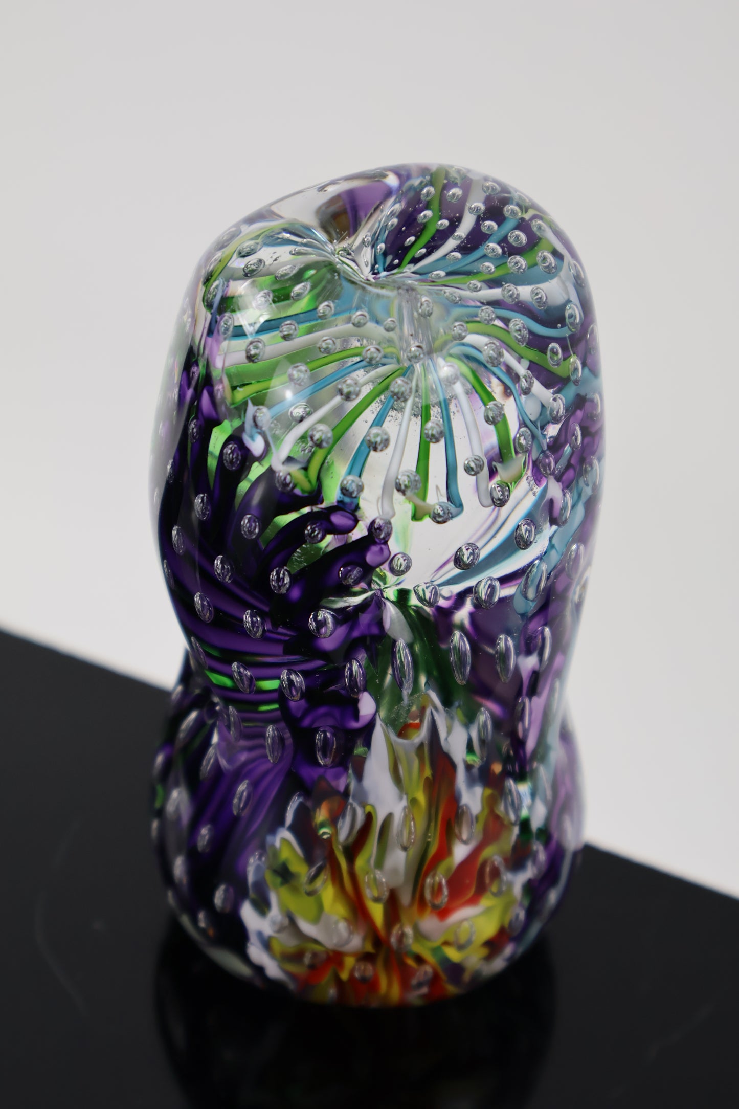 Handmade Glass Paperweight Geode Series 5