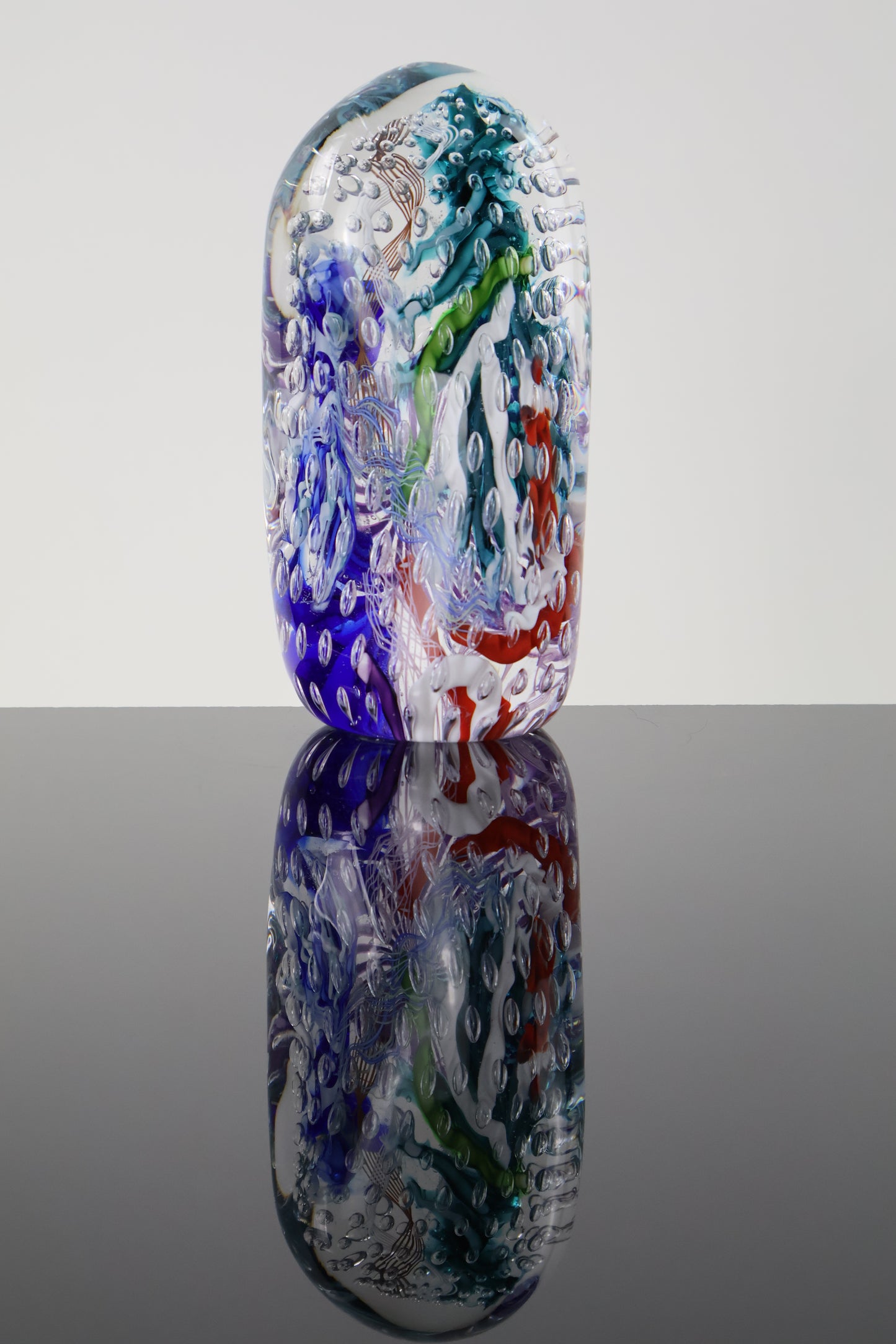 Handmade Glass Paperweight Geode Series 6
