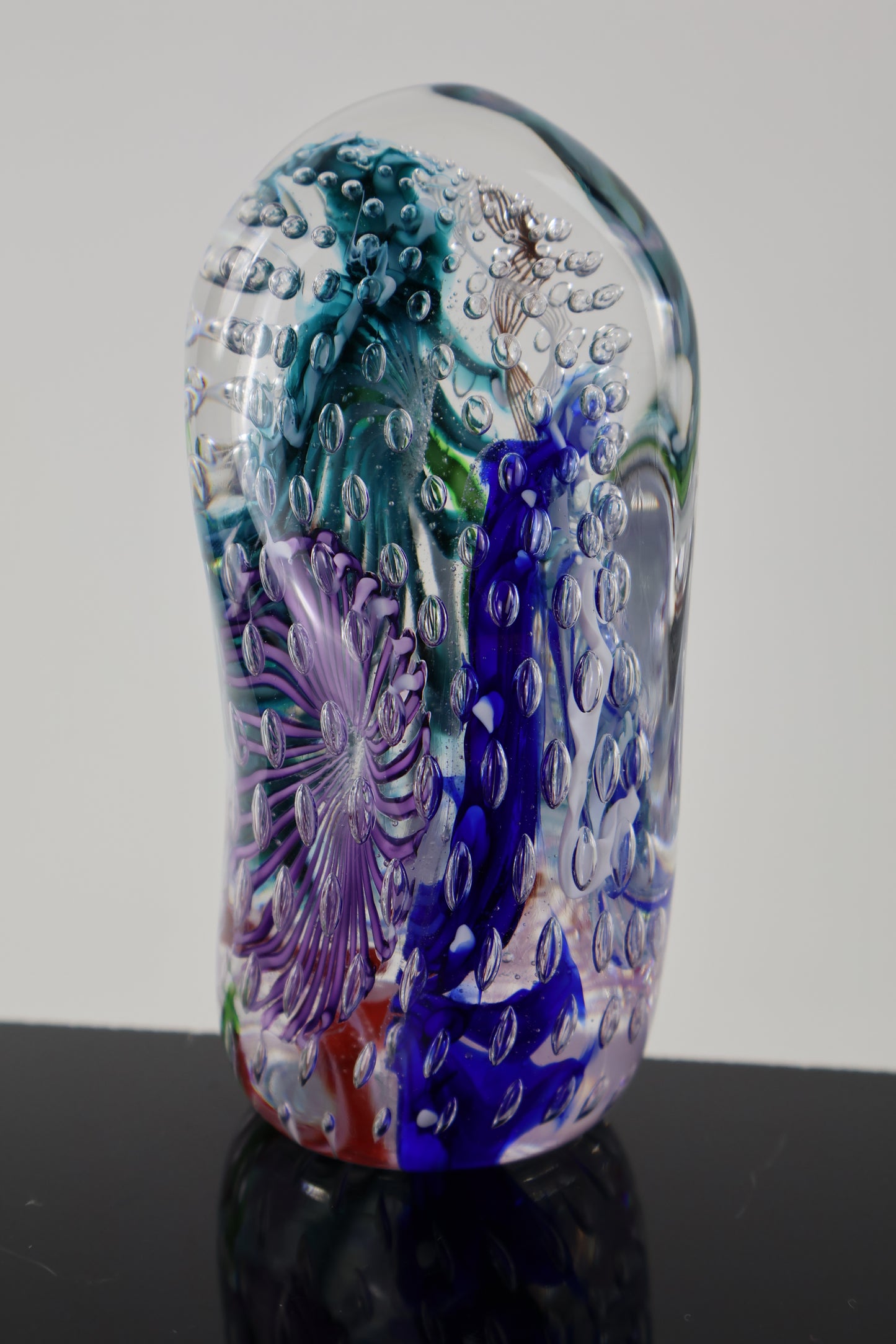 Handmade Glass Paperweight Geode Series 6