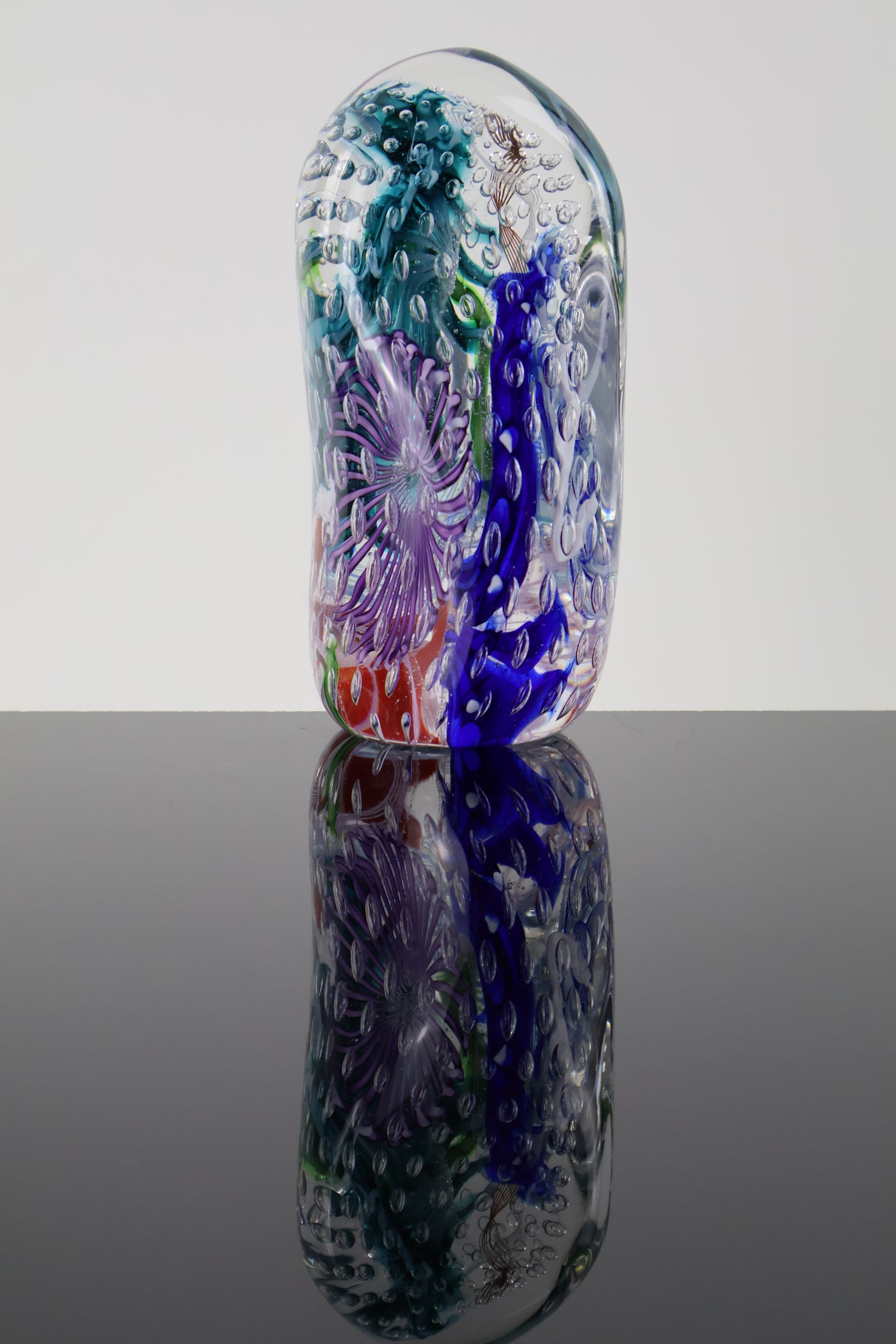 Handmade Glass Paperweight Geode Series 6