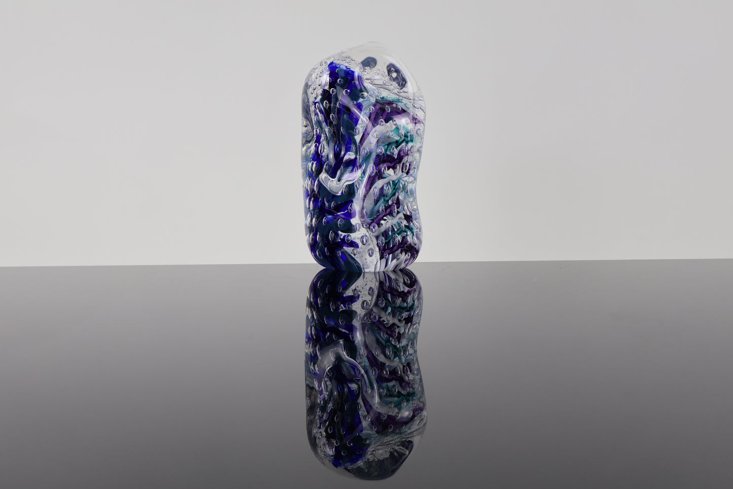 Handmade Glass Paperweight Geode Series 7
