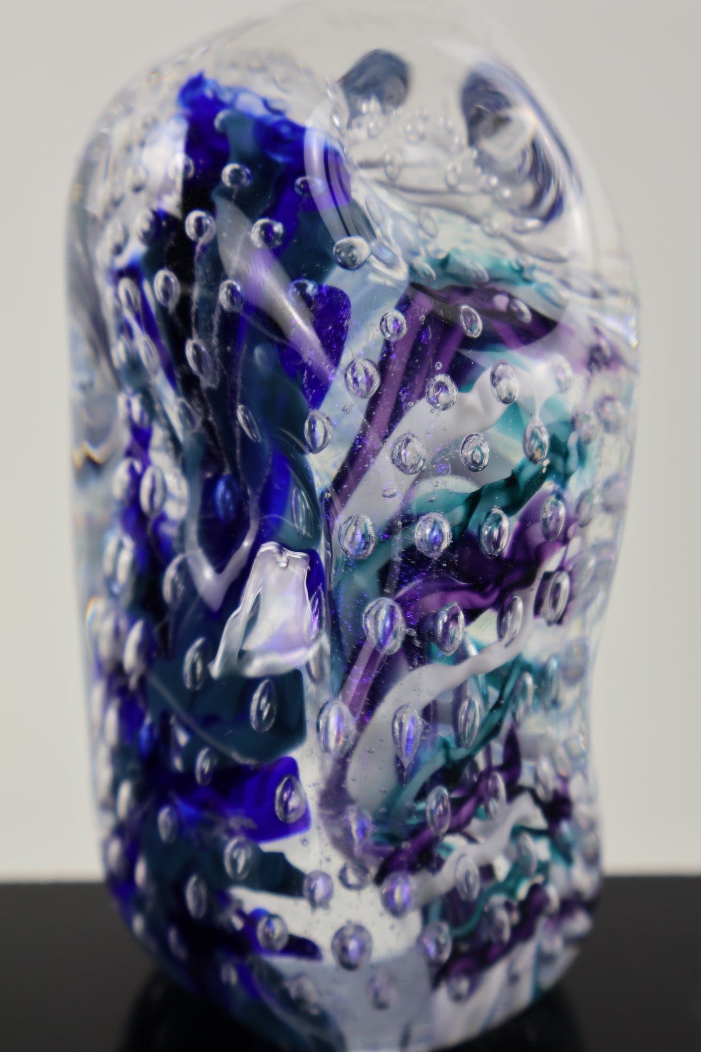 Handmade Glass Paperweight Geode Series 7