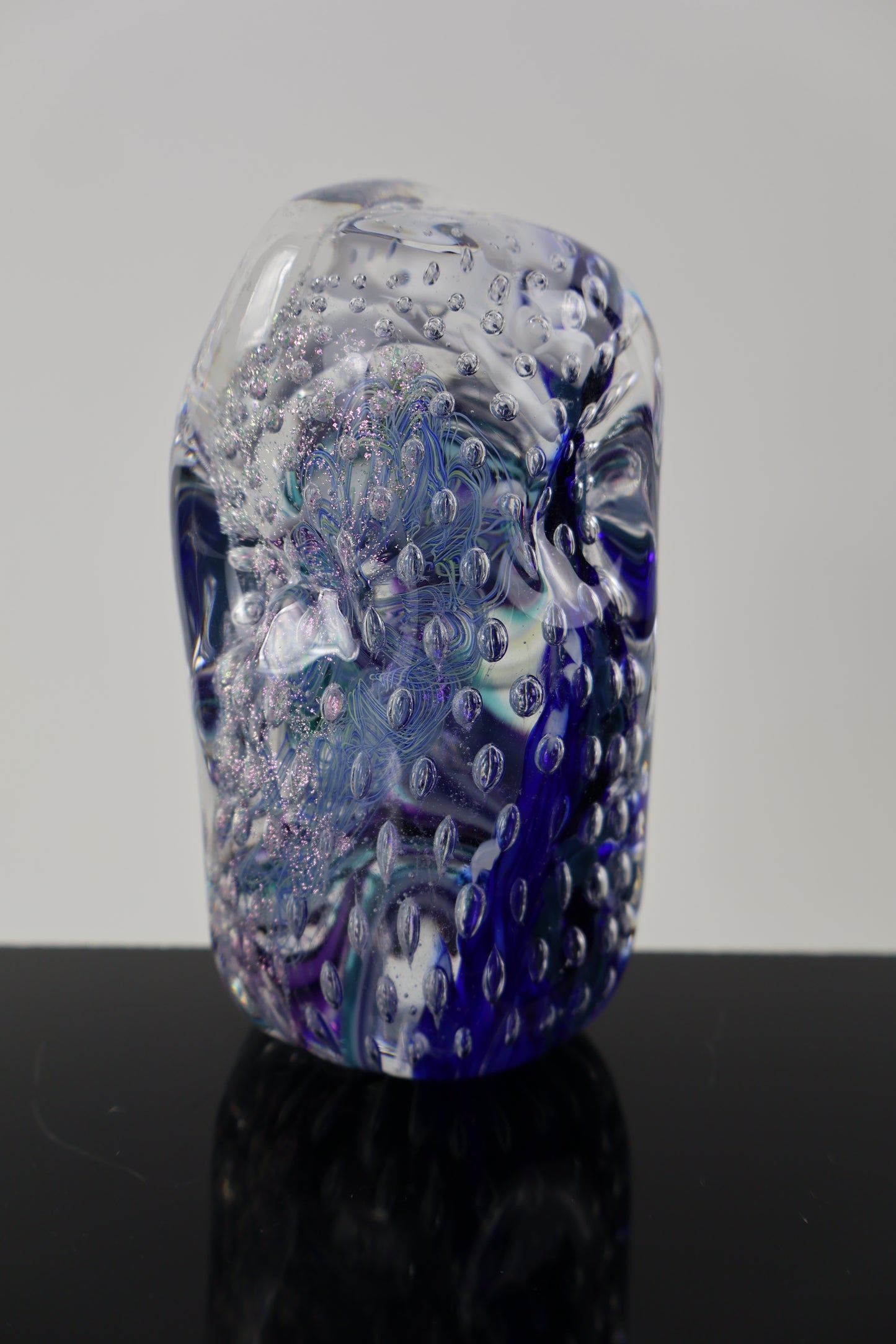 Handmade Glass Paperweight Geode Series 7