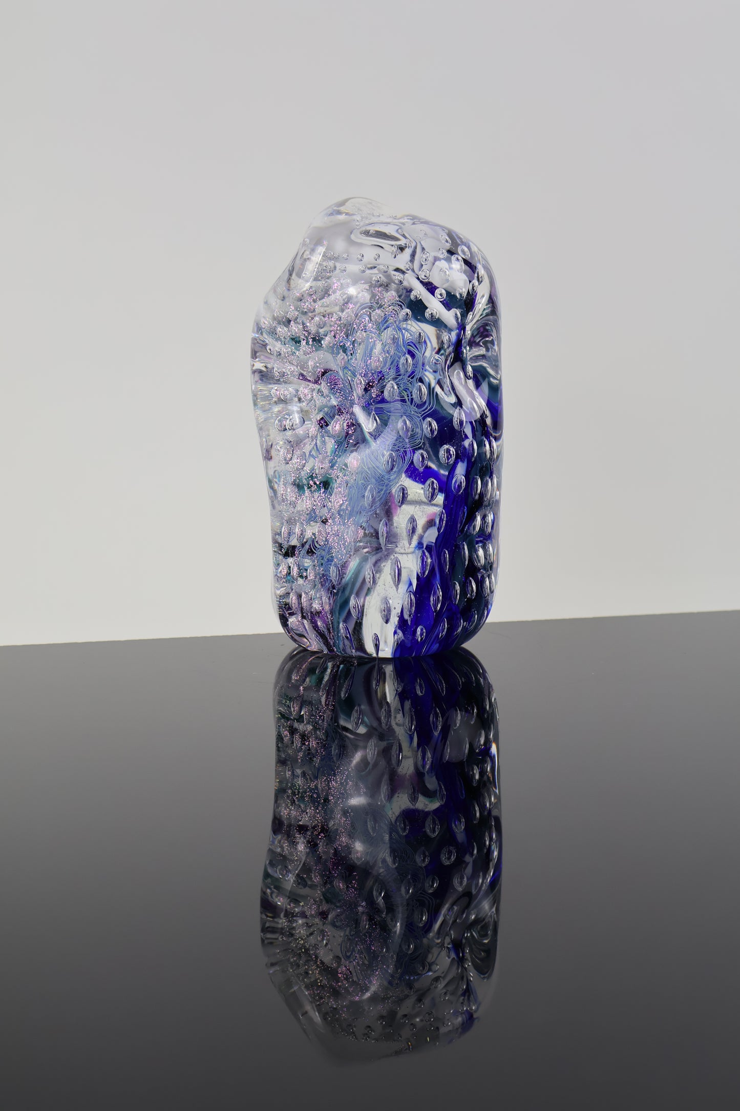 Handmade Glass Paperweight Geode Series 7