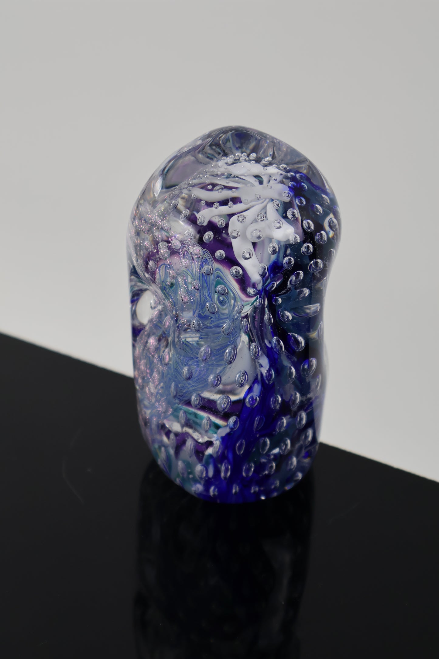 Handmade Glass Paperweight Geode Series 7