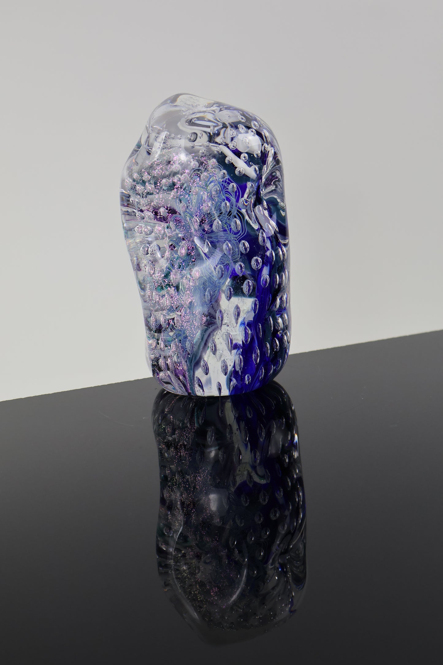 Handmade Glass Paperweight Geode Series 7