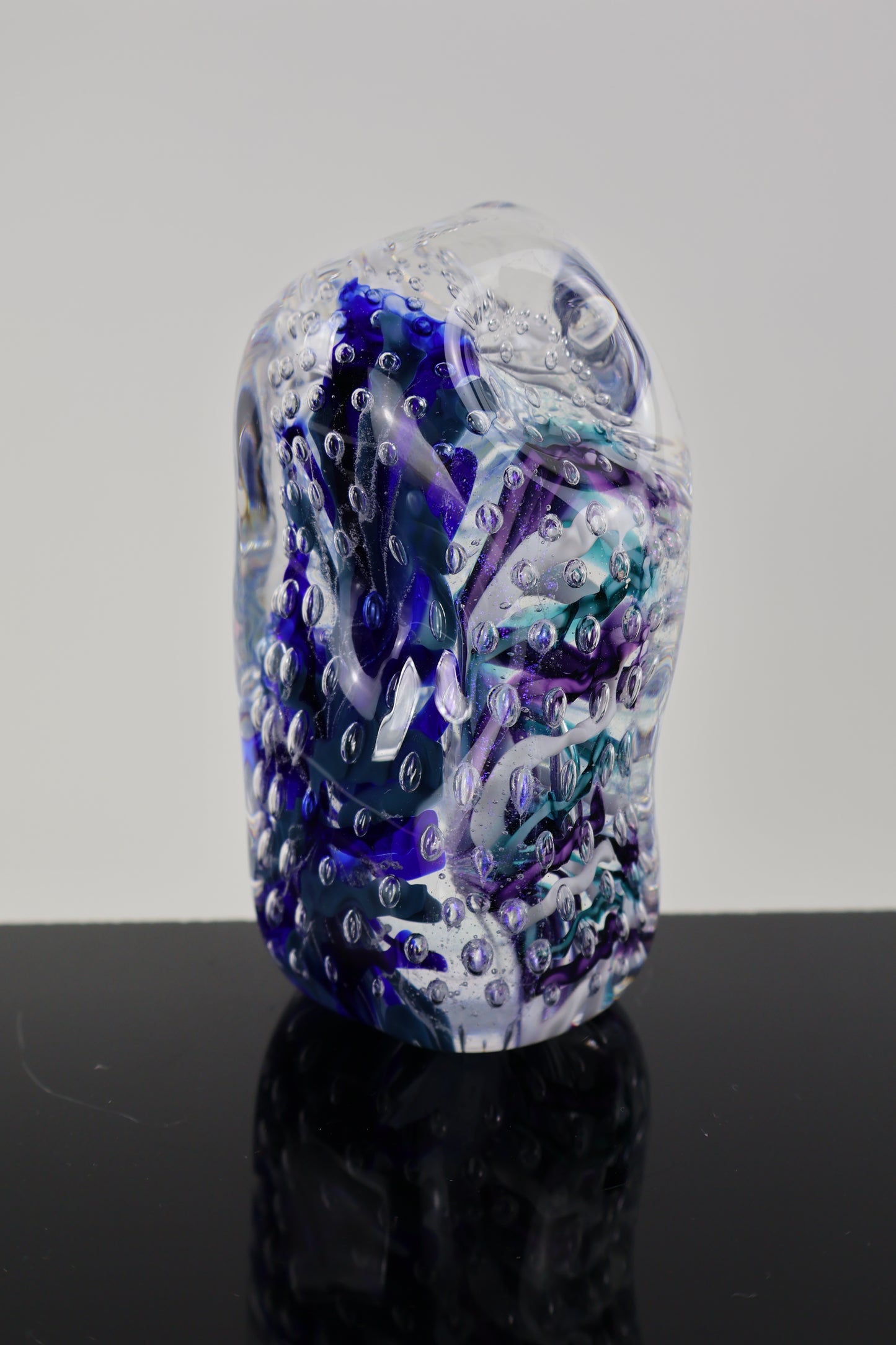 Handmade Glass Paperweight Geode Series 7
