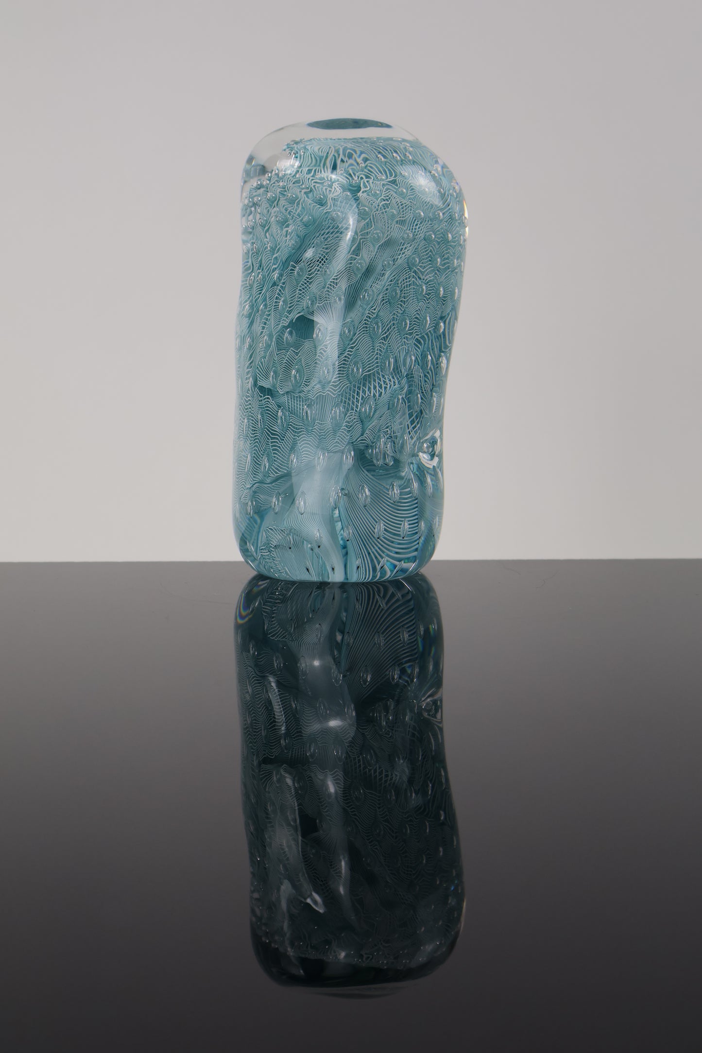 Handmade Glass Paperweight Geode Series 8