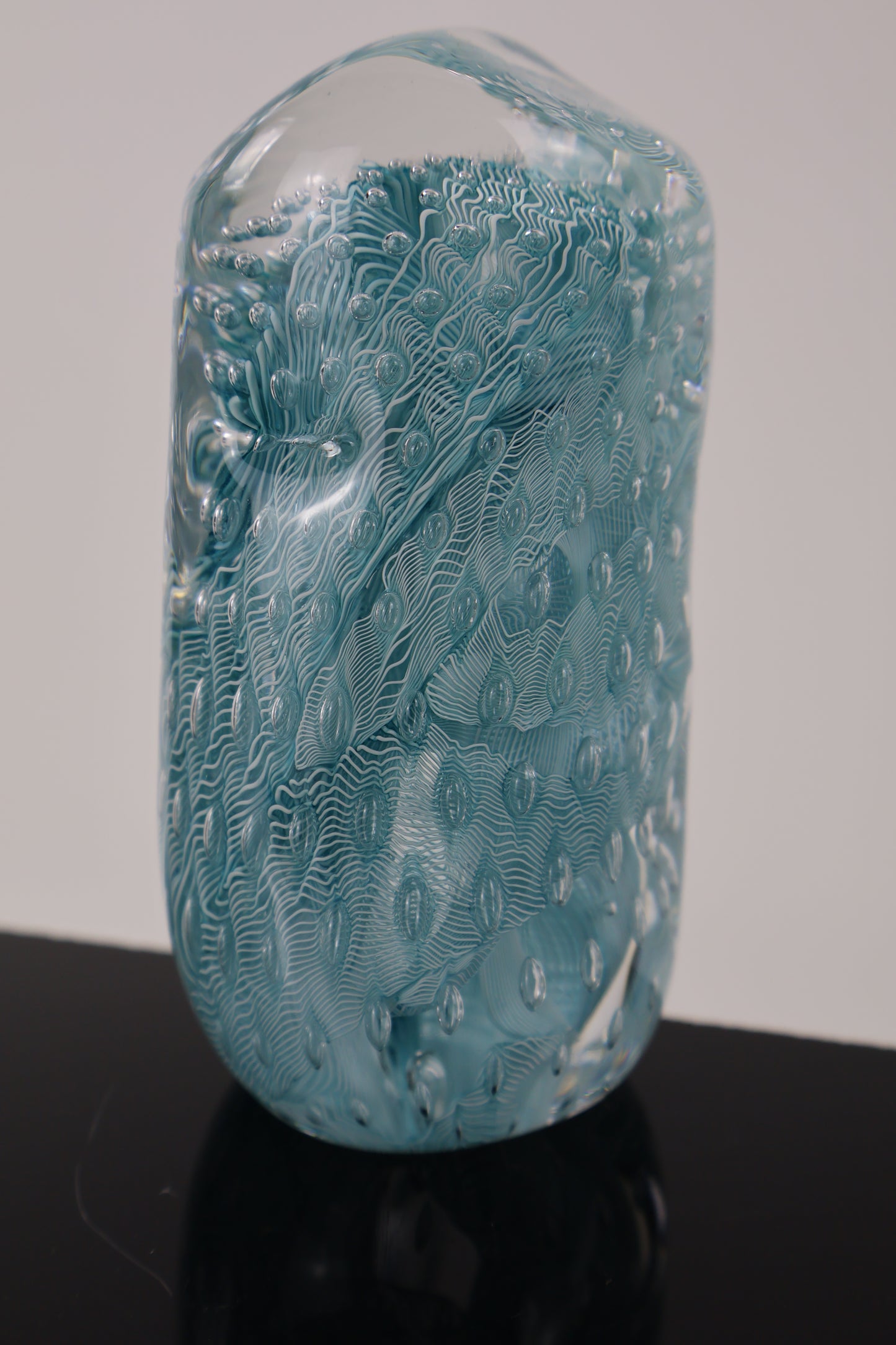 Handmade Glass Paperweight Geode Series 8