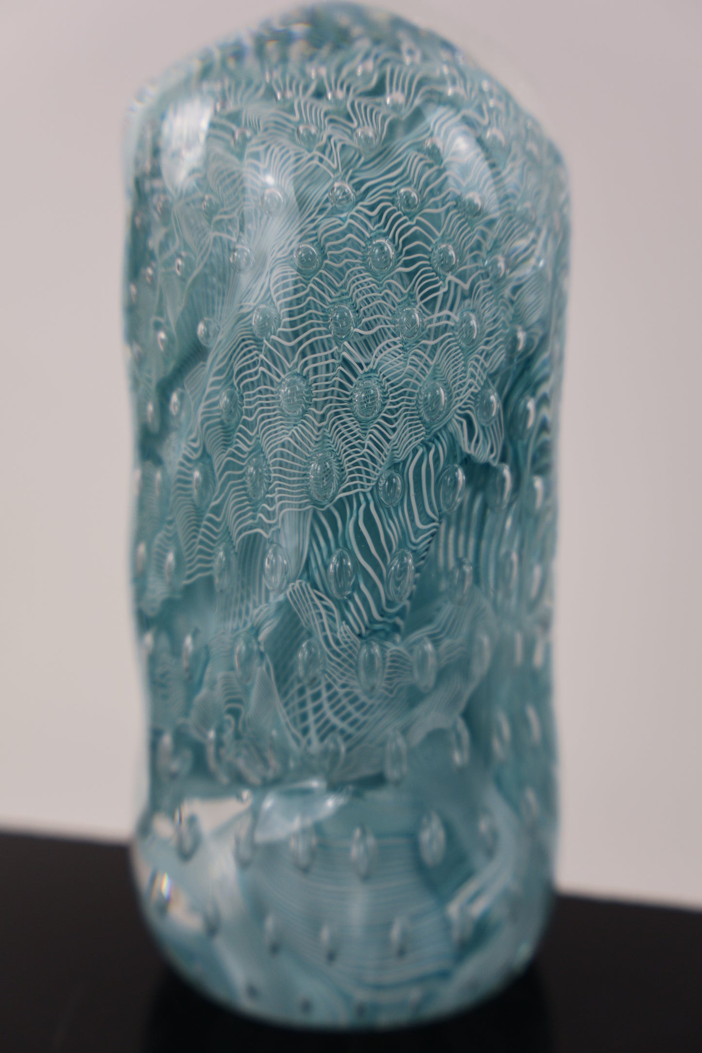 Handmade Glass Paperweight Geode Series 8