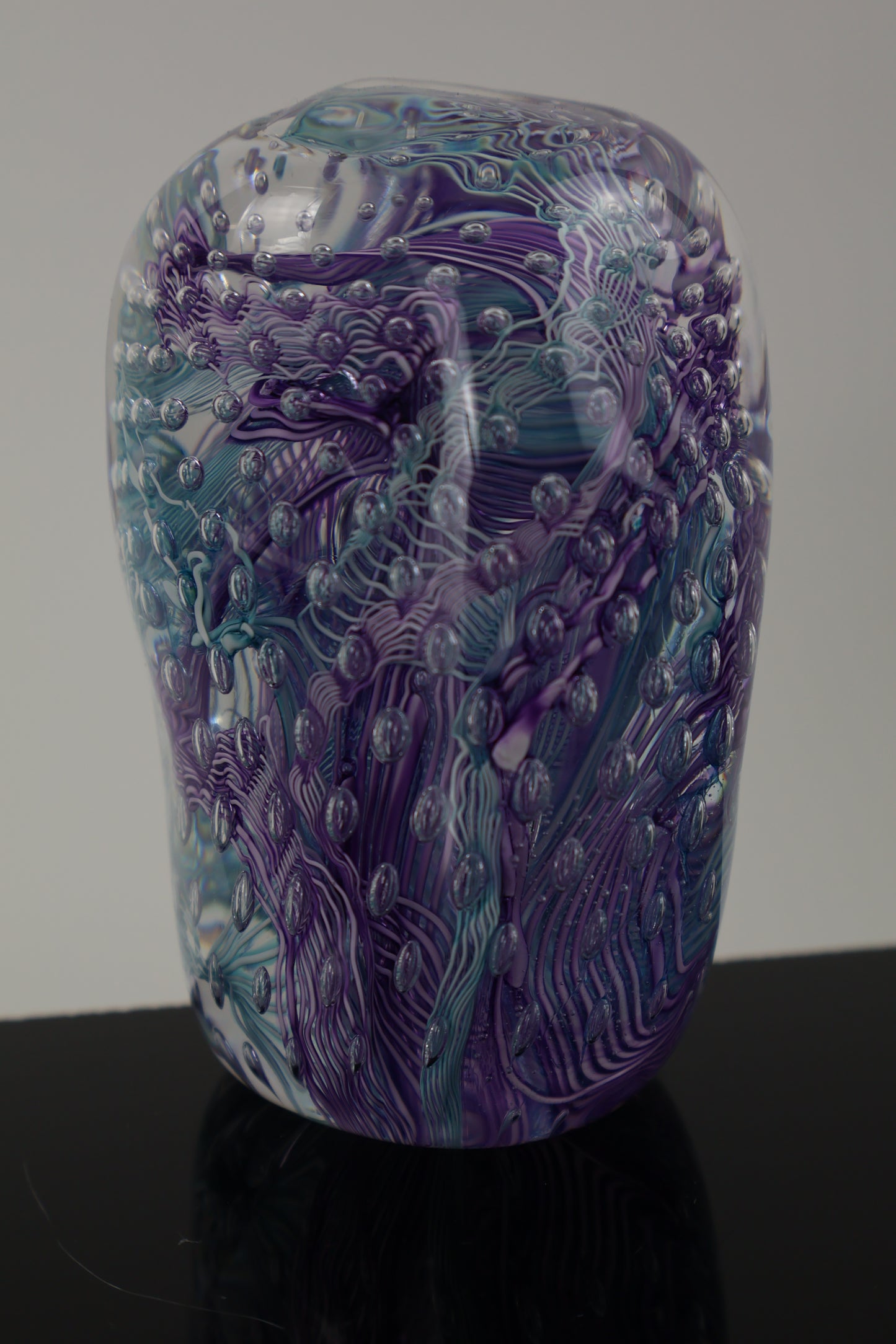 Handmade Glass Paperweight Geode Series 9