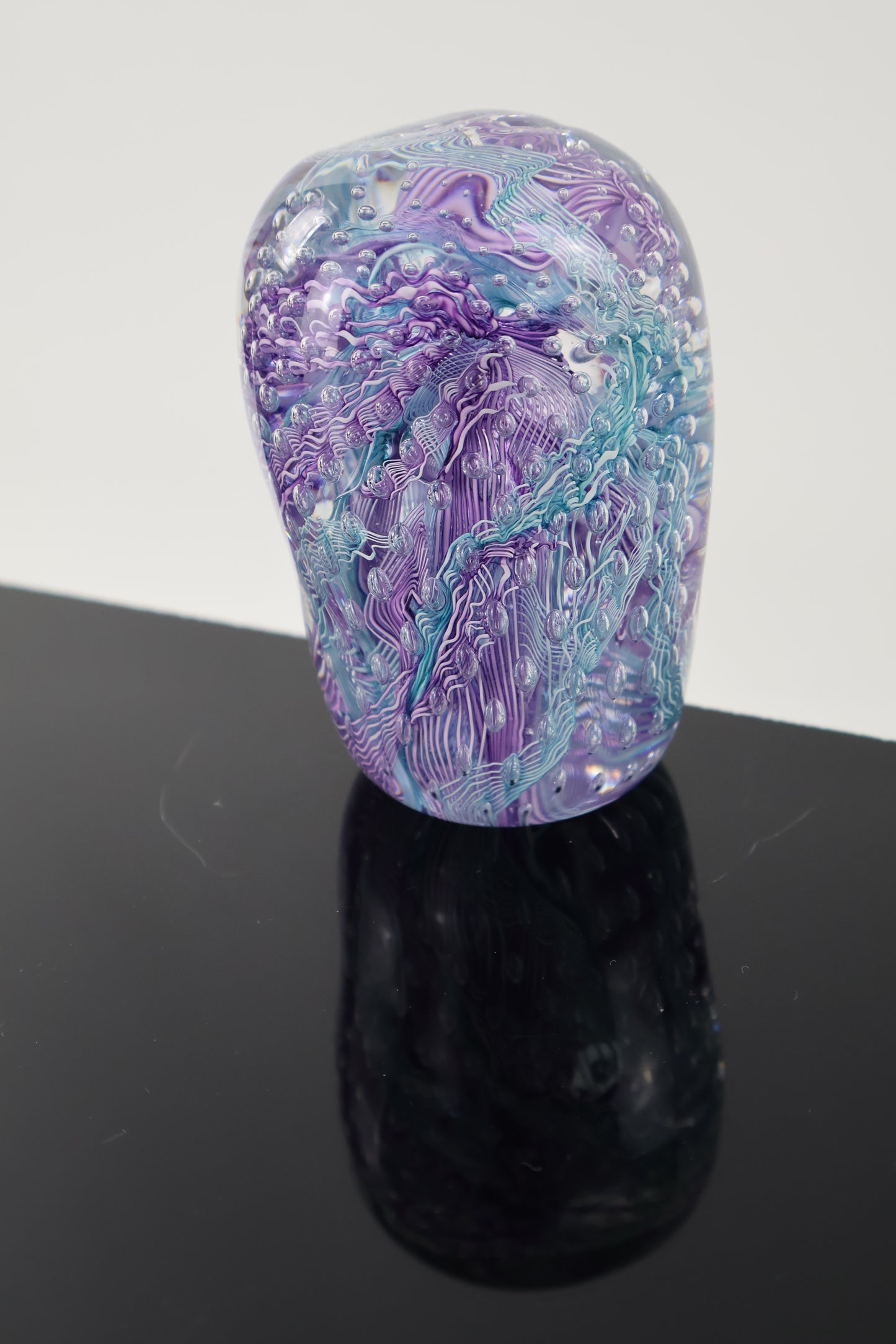 Handmade Glass Paperweight Geode Series 9