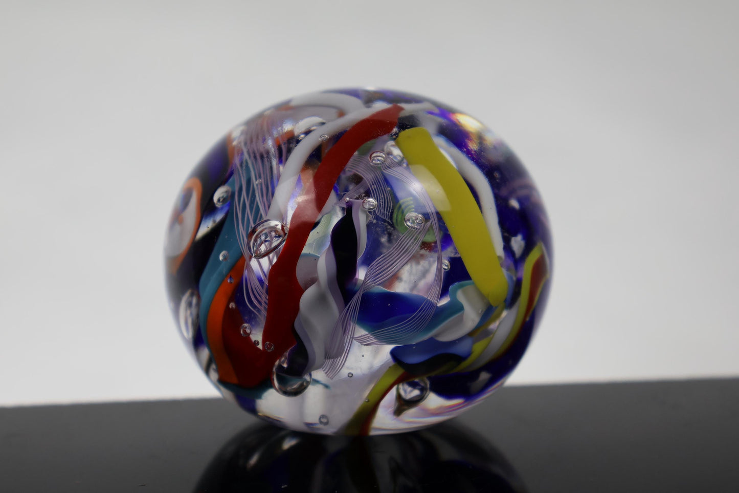 Handmade Glass "Confetti" Paperweight 05