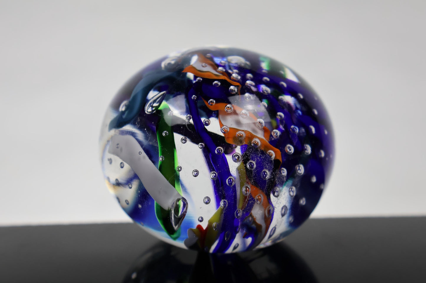 Handmade Glass "Confetti" Paperweight 06