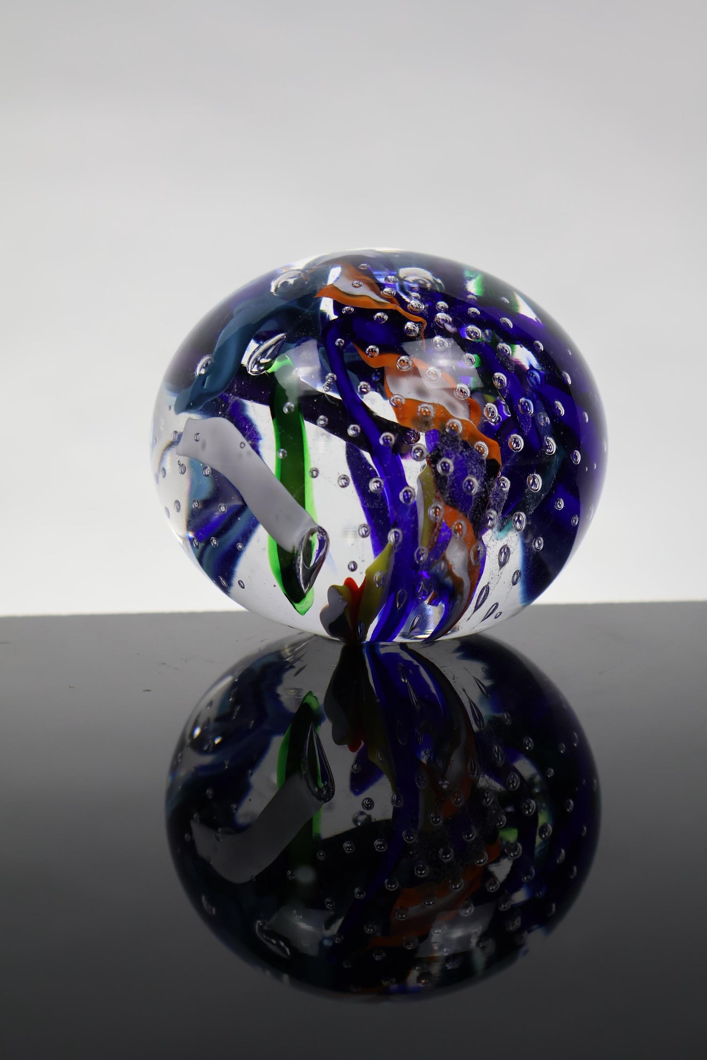 Handmade Glass "Confetti" Paperweight 06