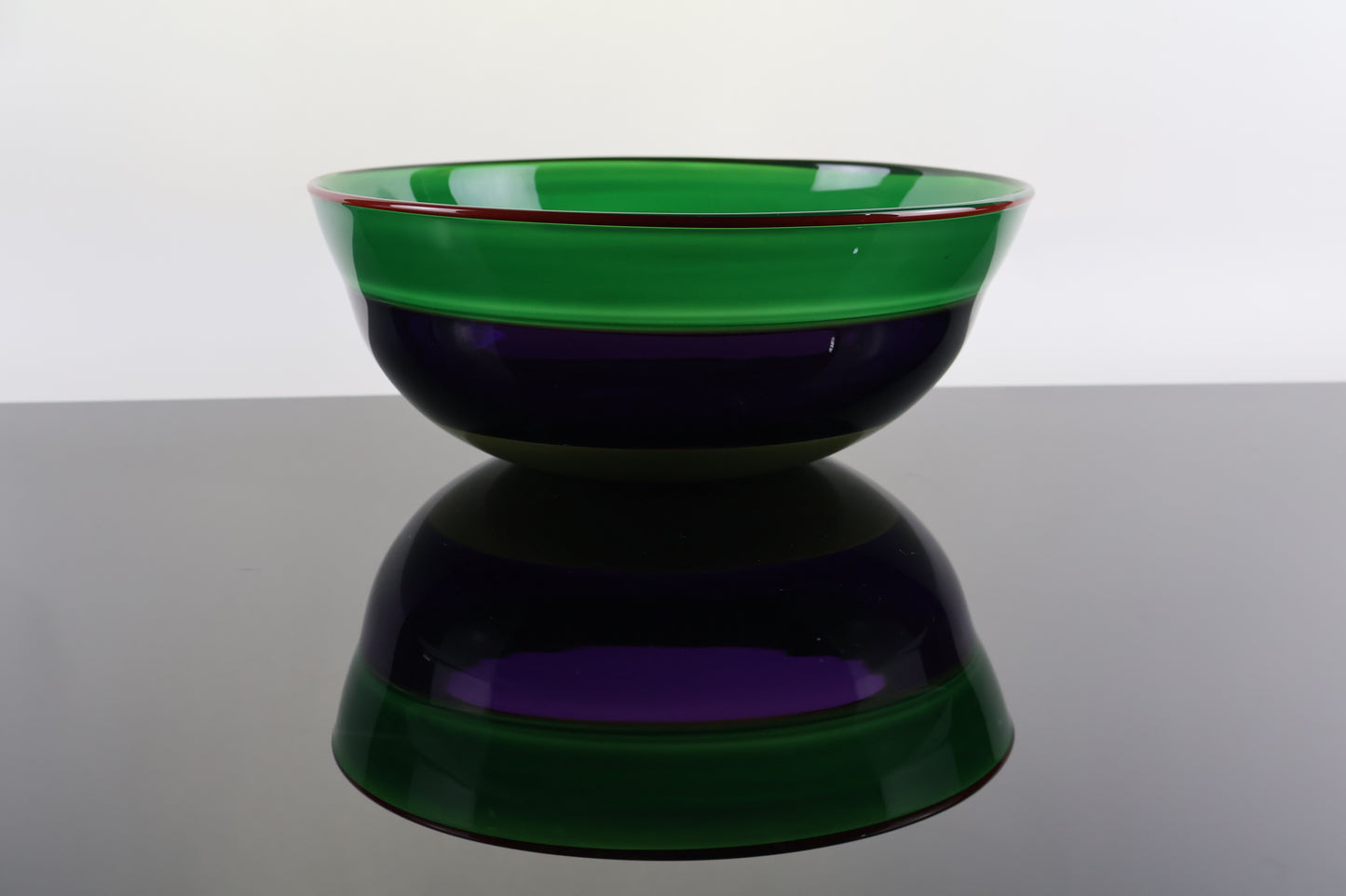 Green and Purple Encalmo Bowl