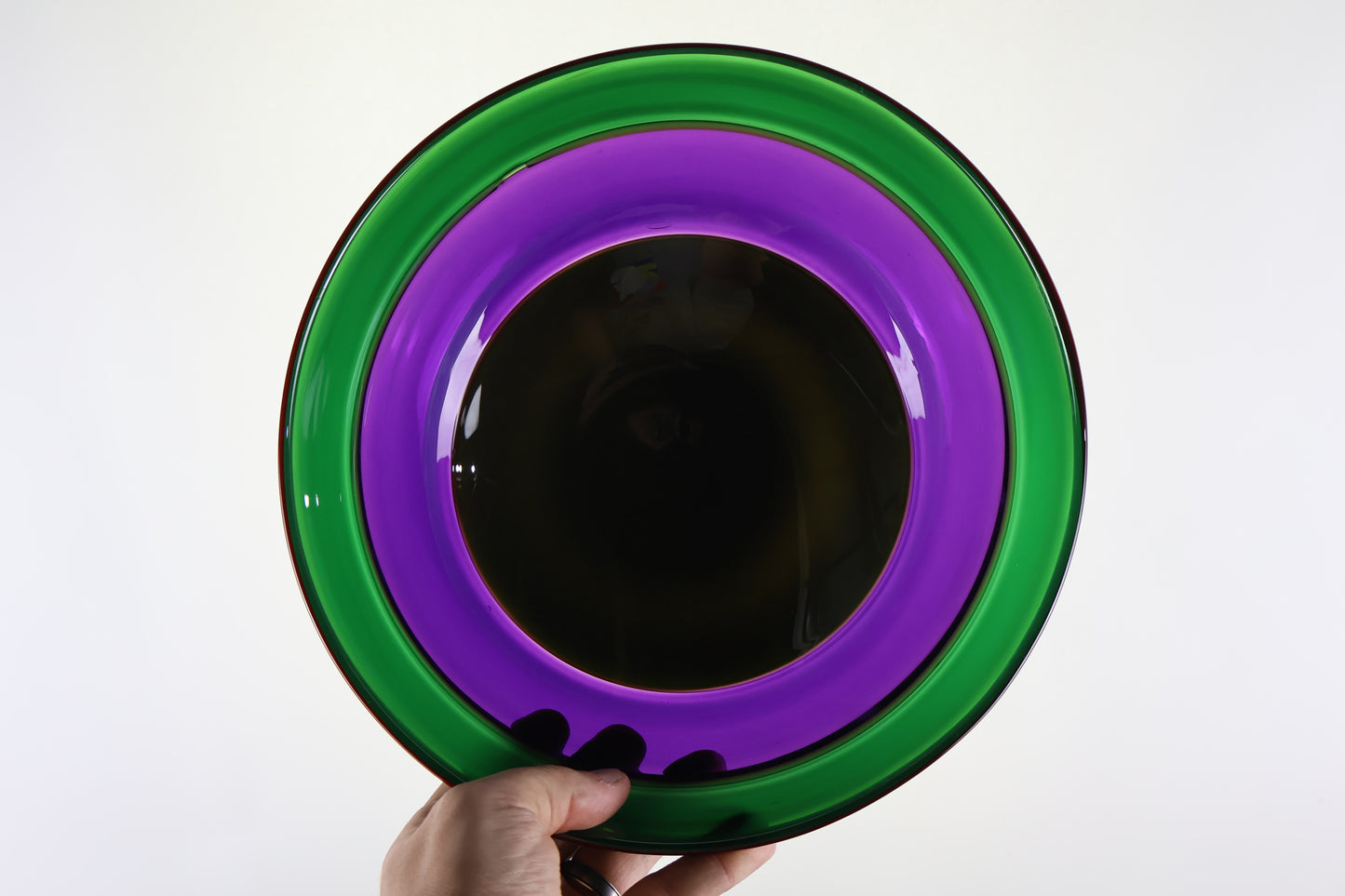 Green and Purple Encalmo Bowl