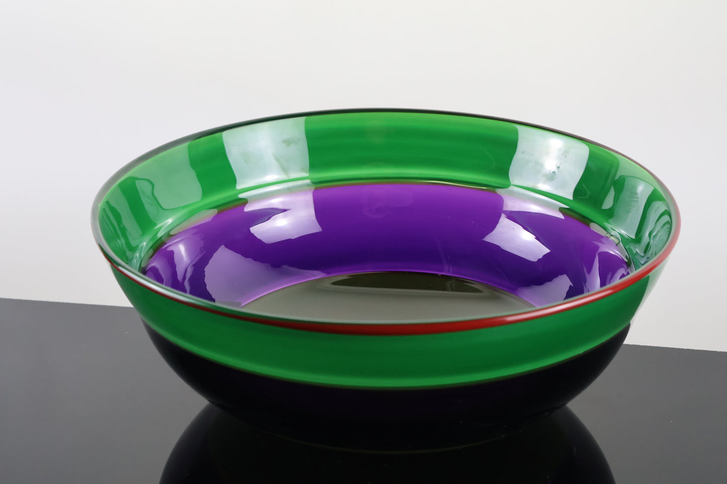 Green and Purple Encalmo Bowl