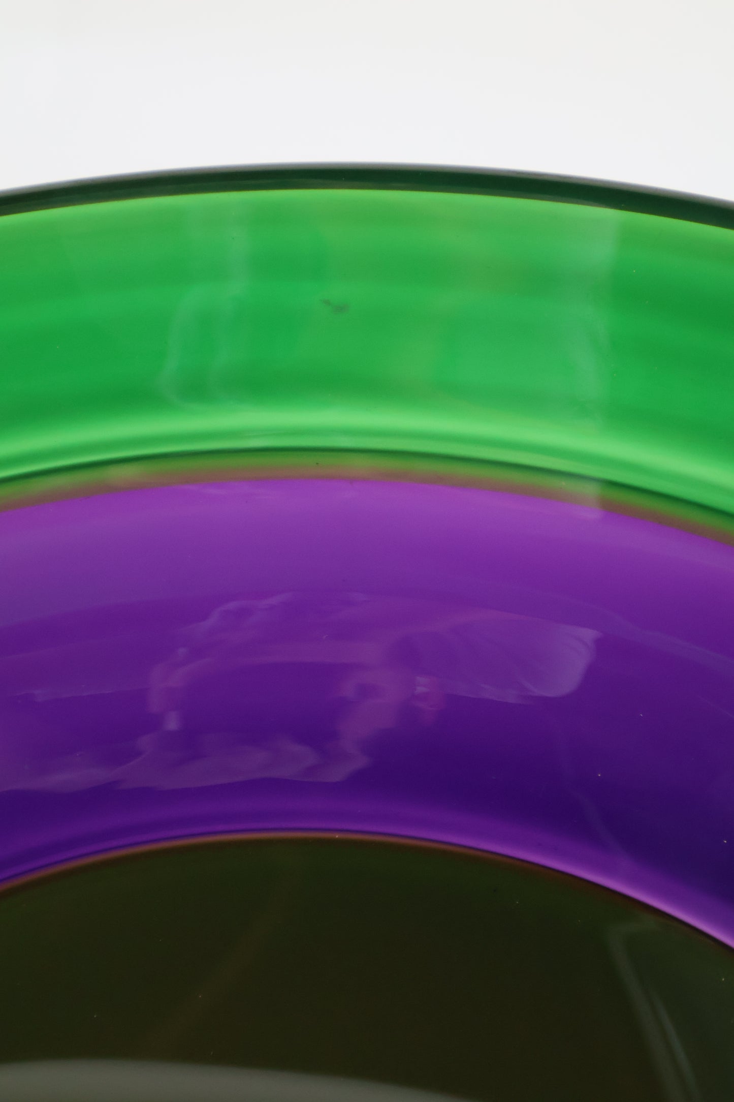 Green and Purple Encalmo Bowl
