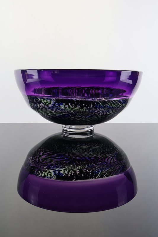 Large Royal Amethyst Encalmo Murrine Bowl