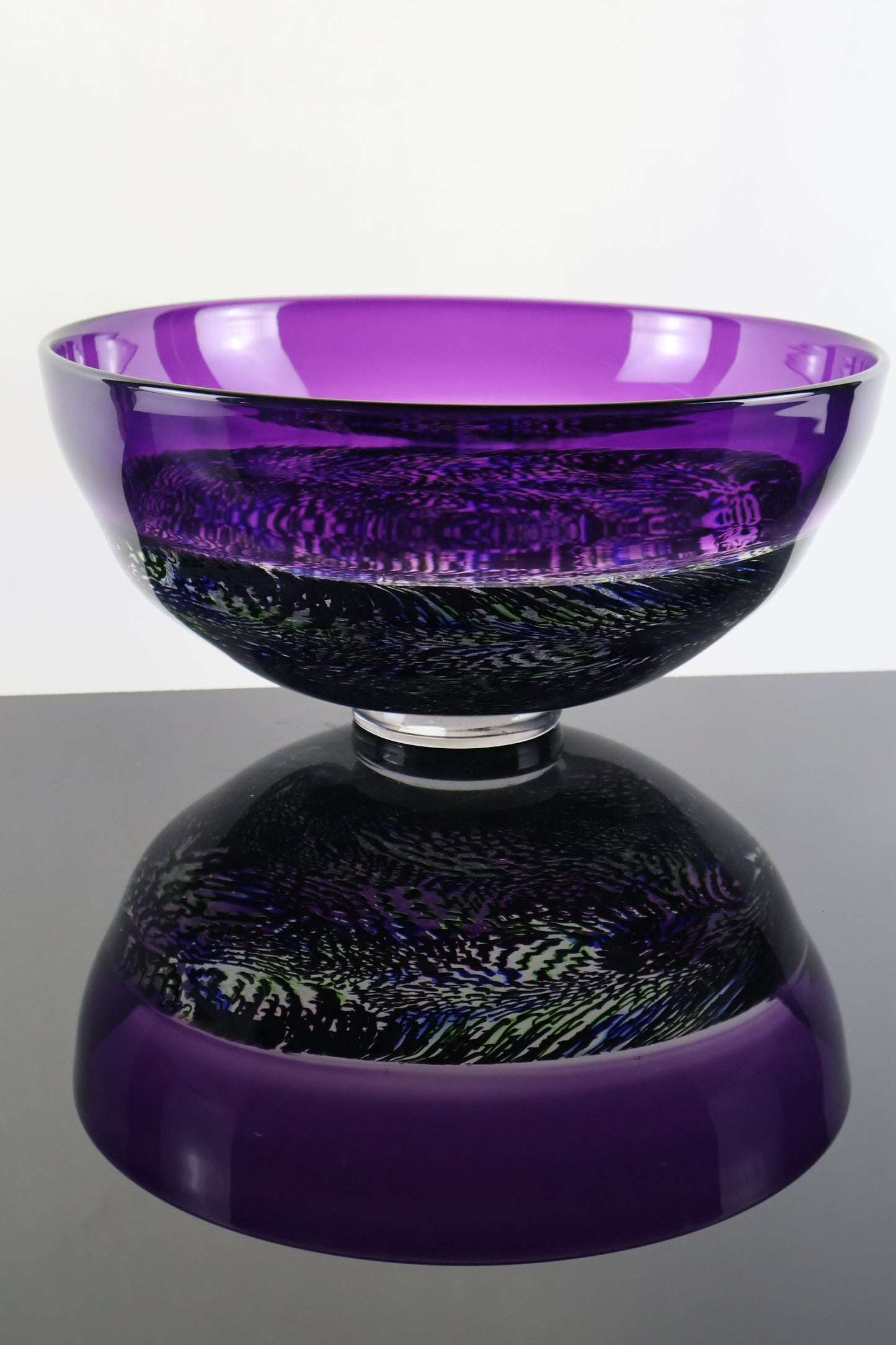 Large Royal Amethyst Encalmo Murrine Bowl