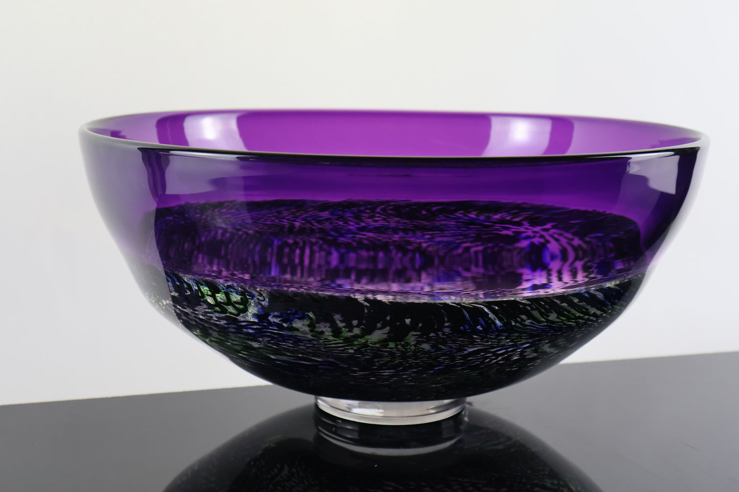 Large Royal Amethyst Encalmo Murrine Bowl