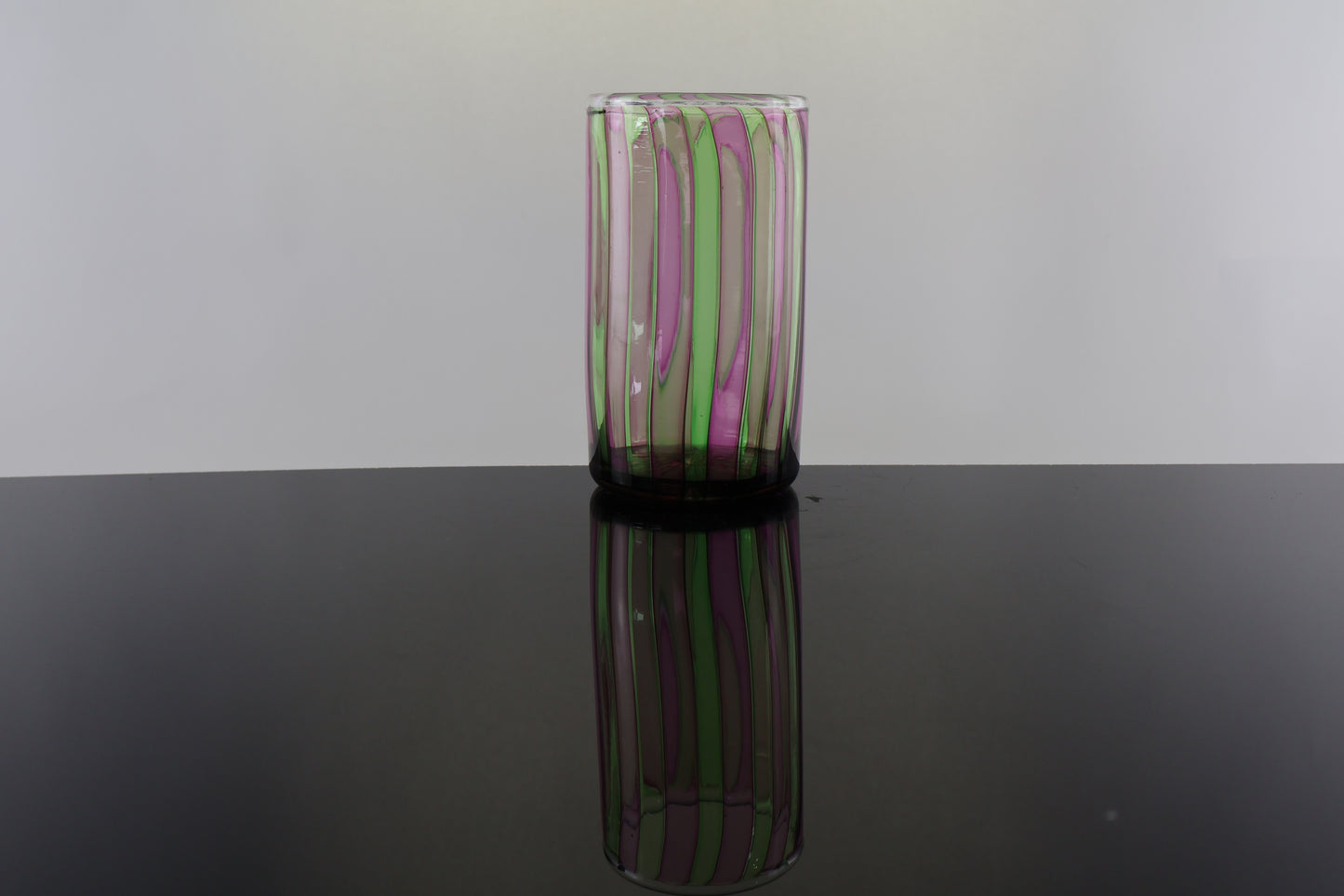 Pink and Green Veiled Drinking Cup