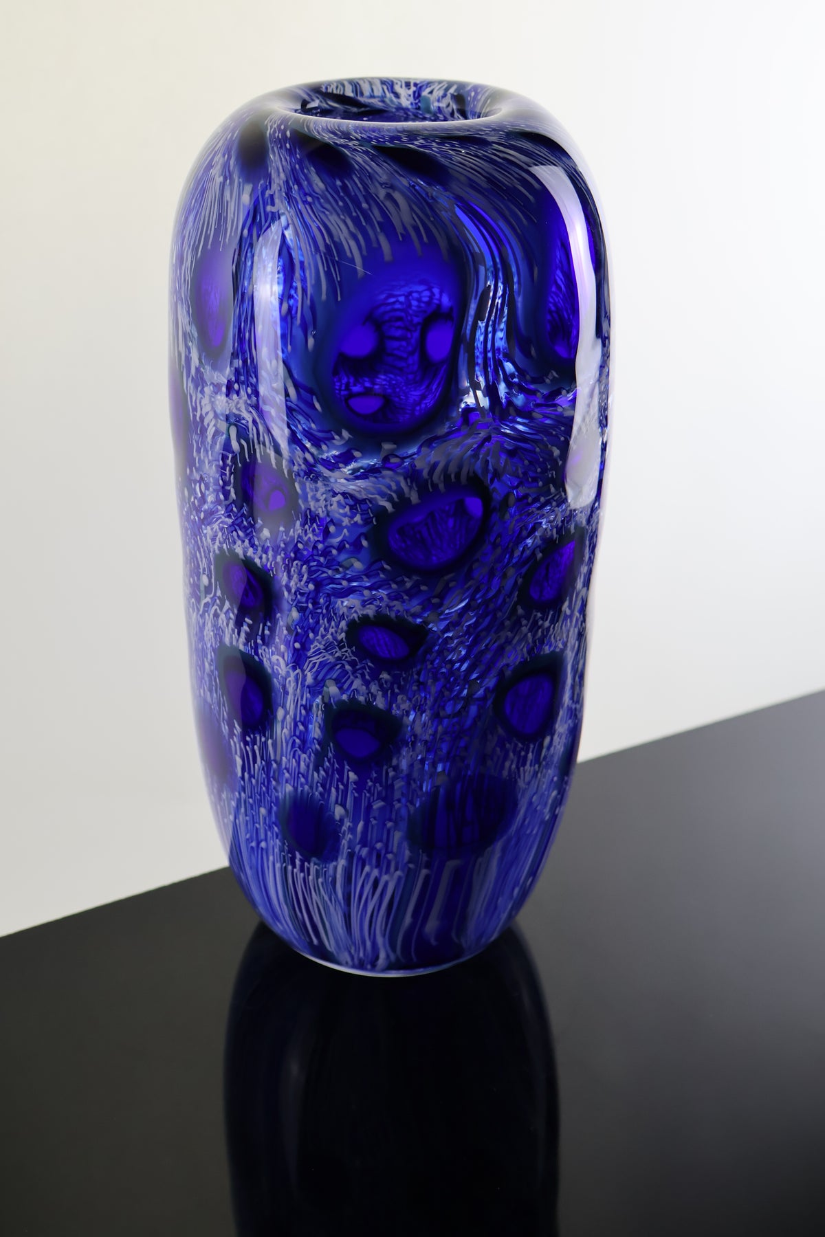 Blue Window Murrine Vase