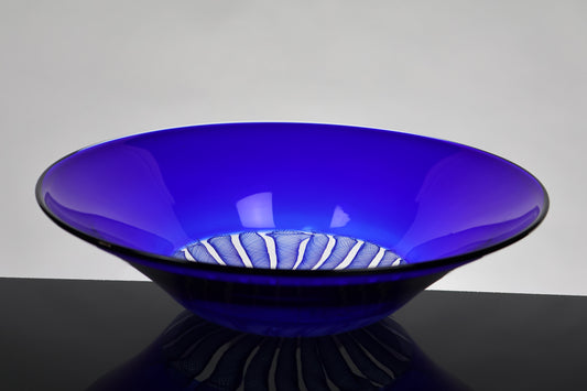 Handmade Deep Blue Encalmo Bowl