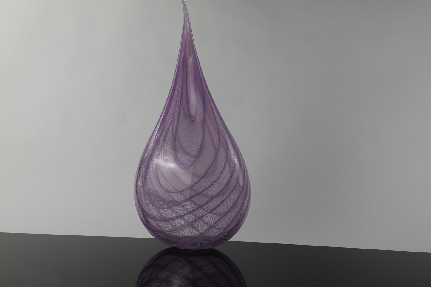 Pink Tear Drop Zanfirico Sculpture Piece