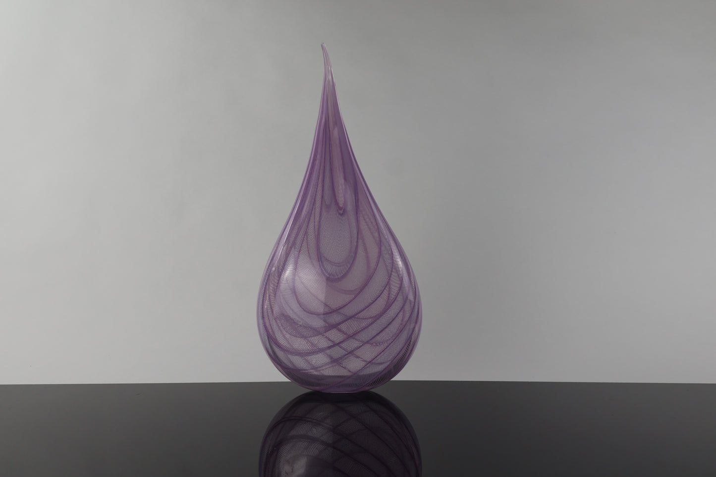 Pink Tear Drop Zanfirico Sculpture Piece