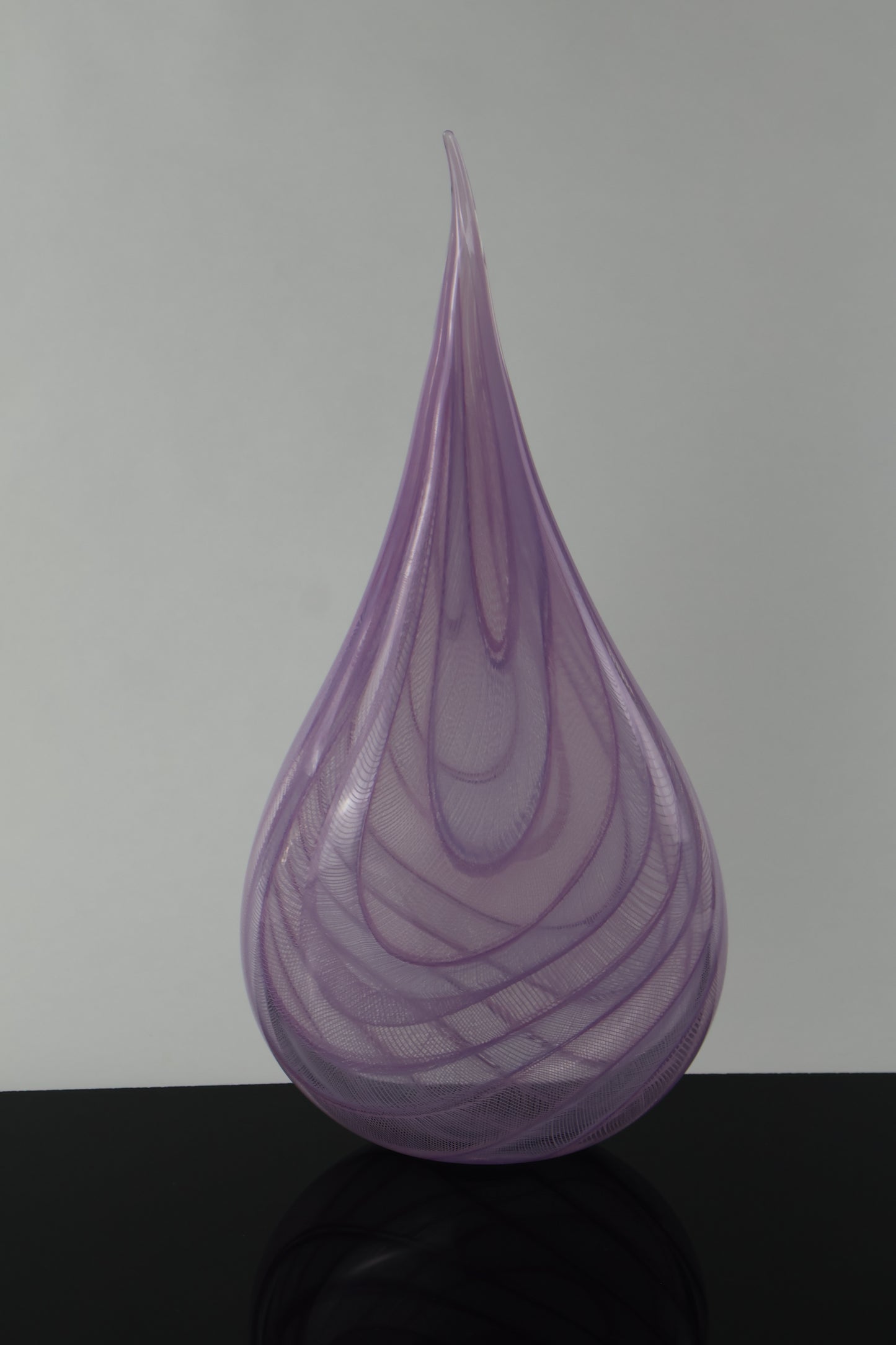 Pink Tear Drop Zanfirico Sculpture Piece