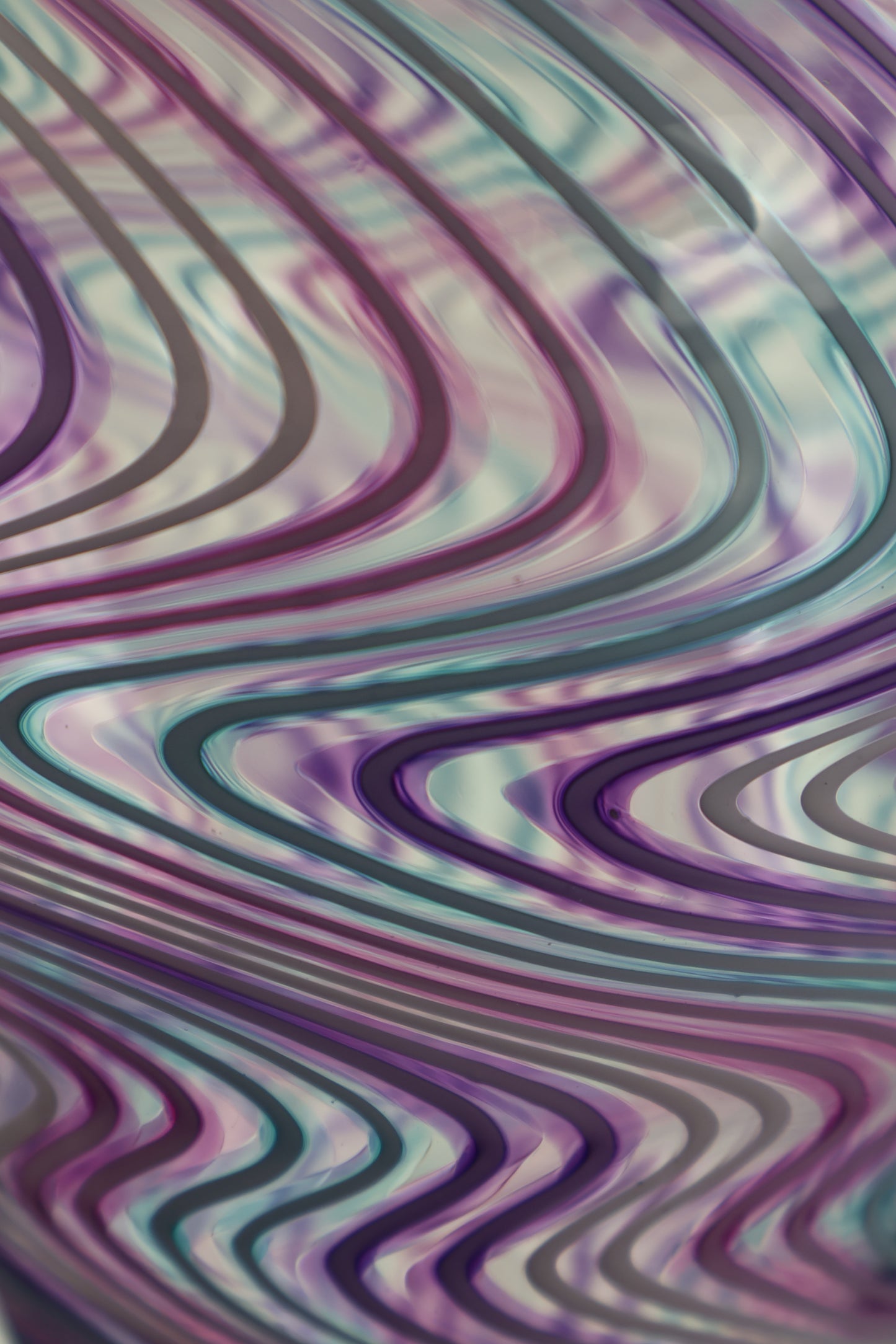 Floral Midsize Wigwag Vase