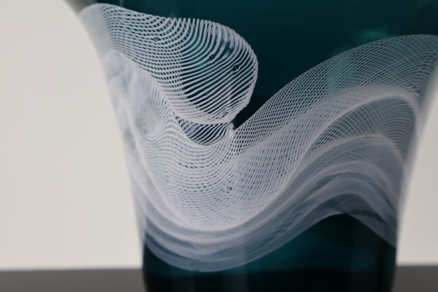 Floppy Dark Turquoise Vase - Lasso Series