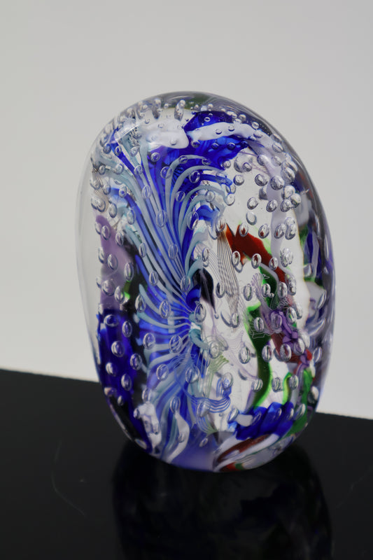 Handmade Glass Paperweight Geode Series 4