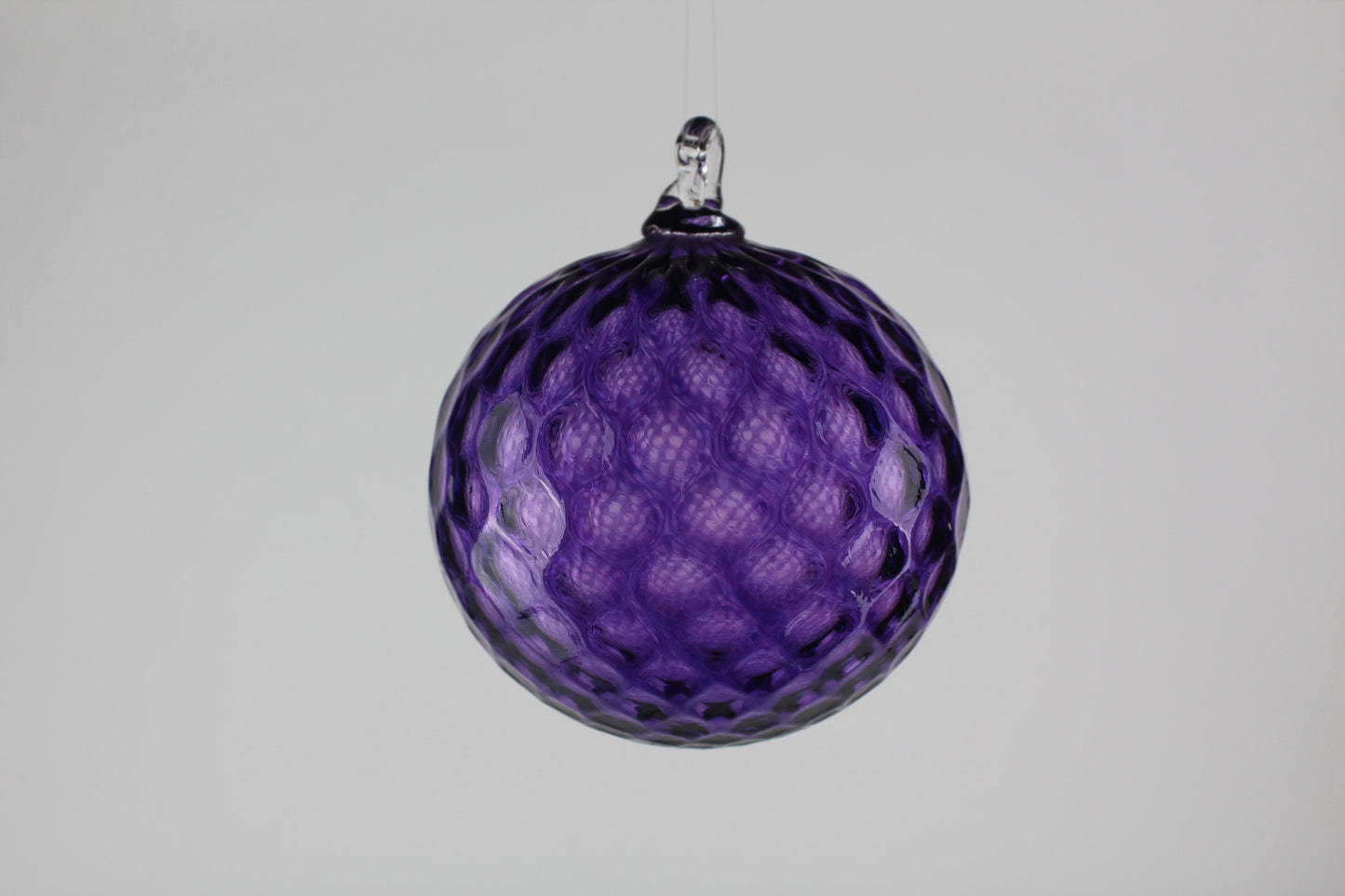 Purple Hand Blown Ornament