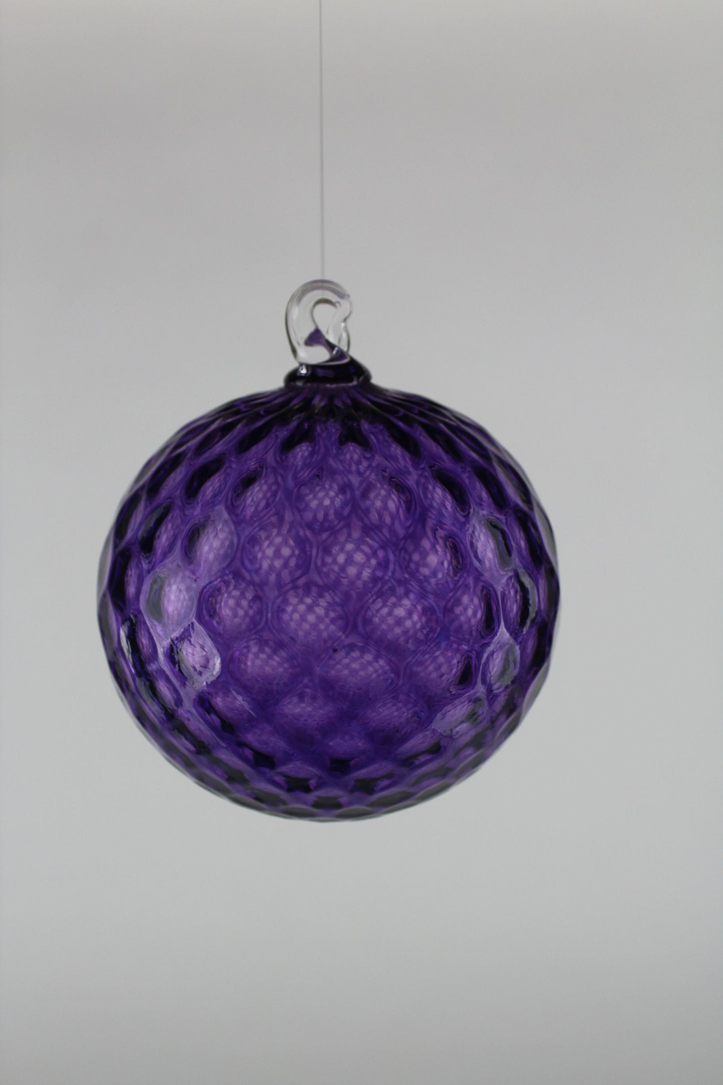 Purple Hand Blown Ornament