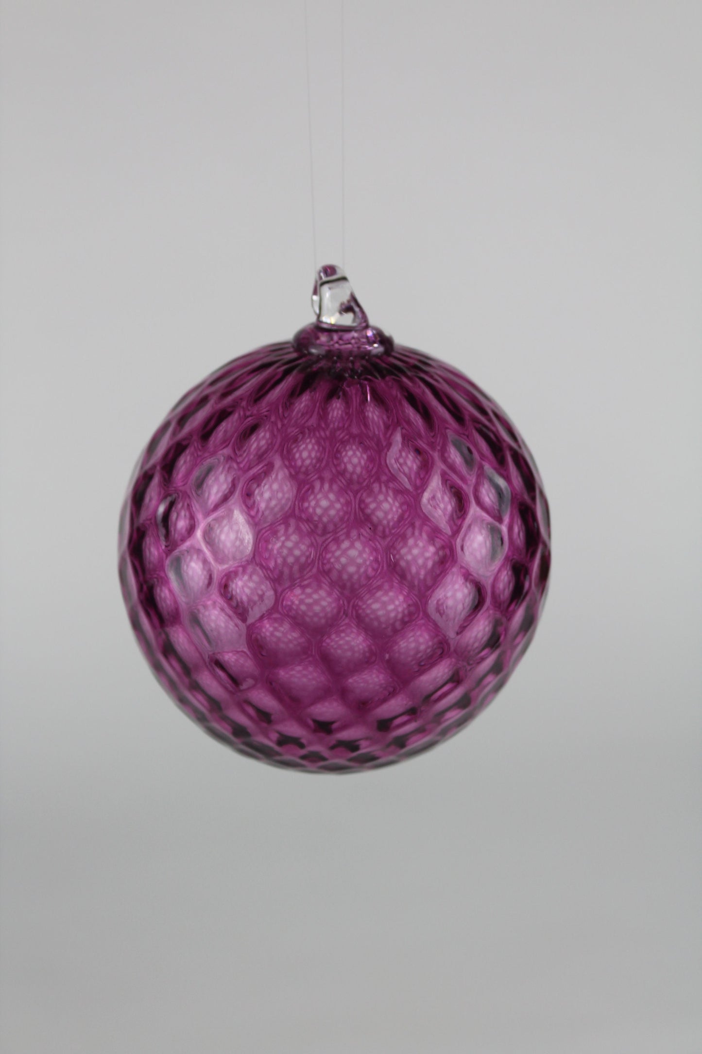 Pink Hand Blown Ornament