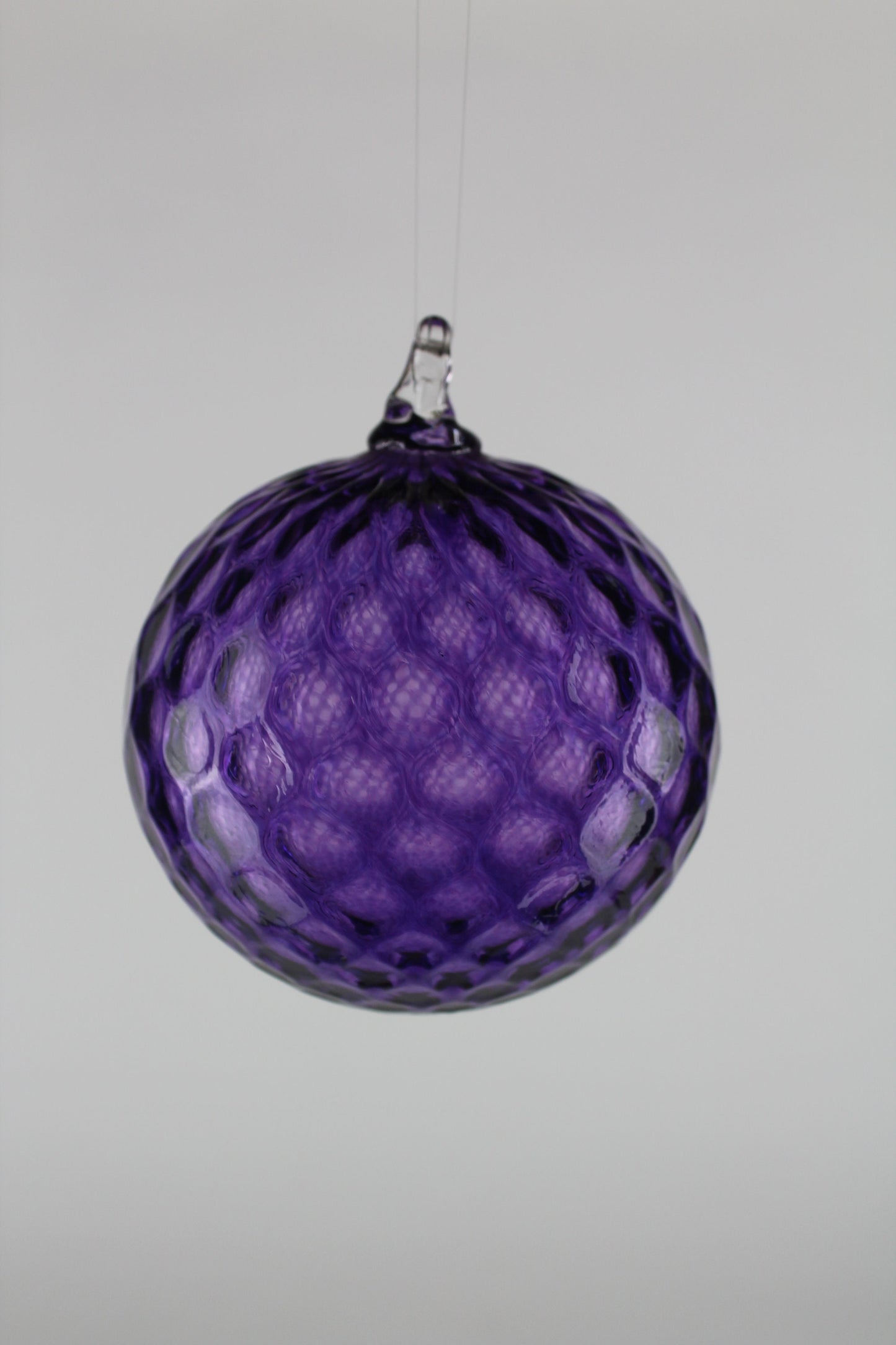 Purple Hand Blown Ornament