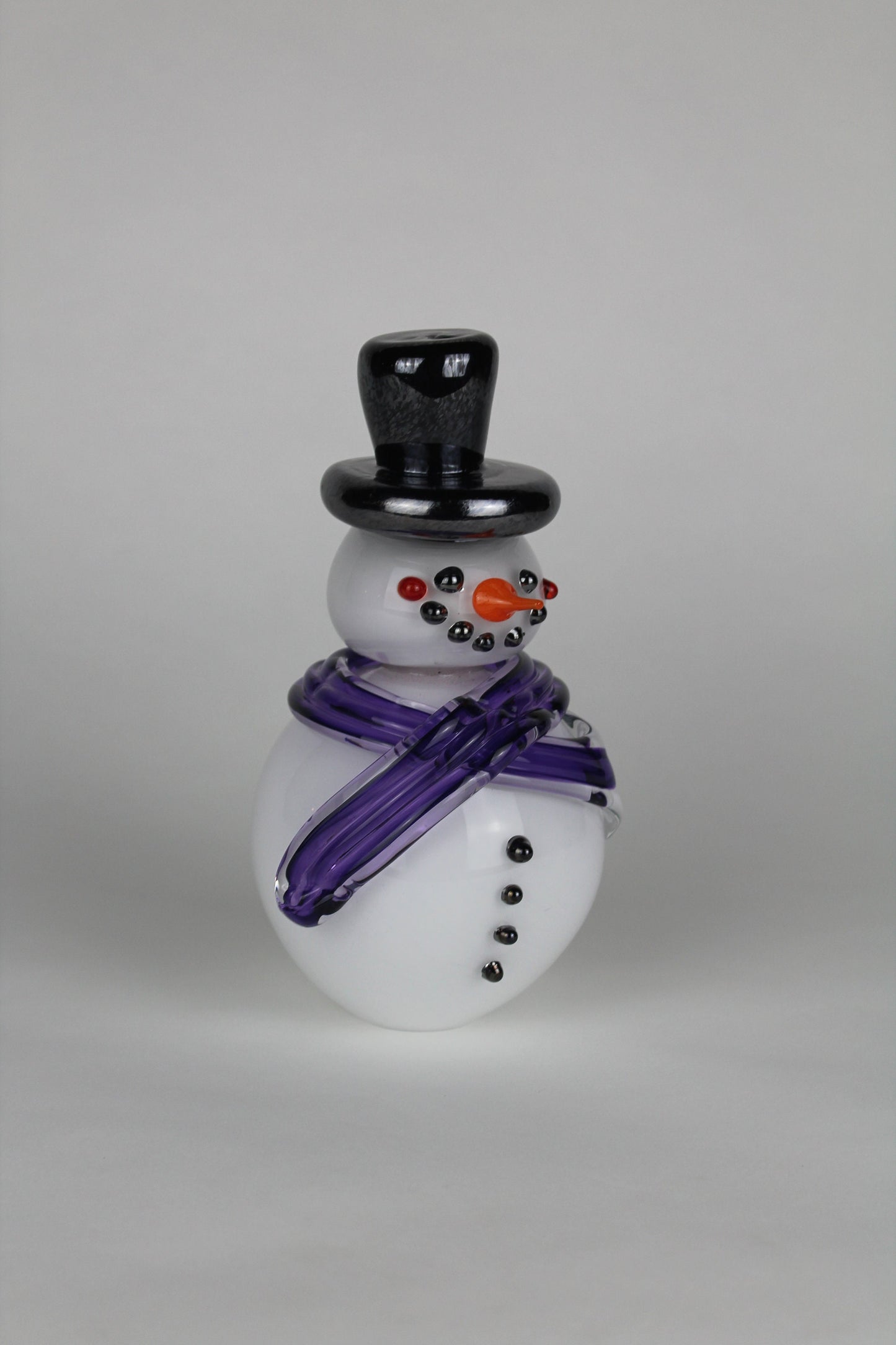 Handblown Glass Snowman